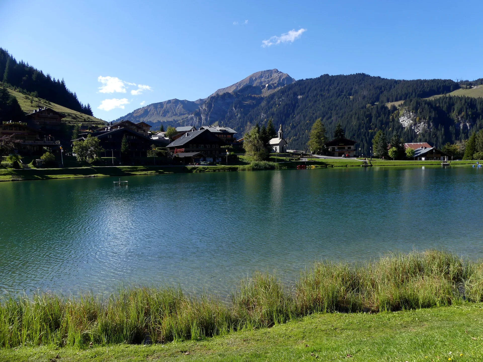 Lac de Vonne à Châtel — Sur le lac