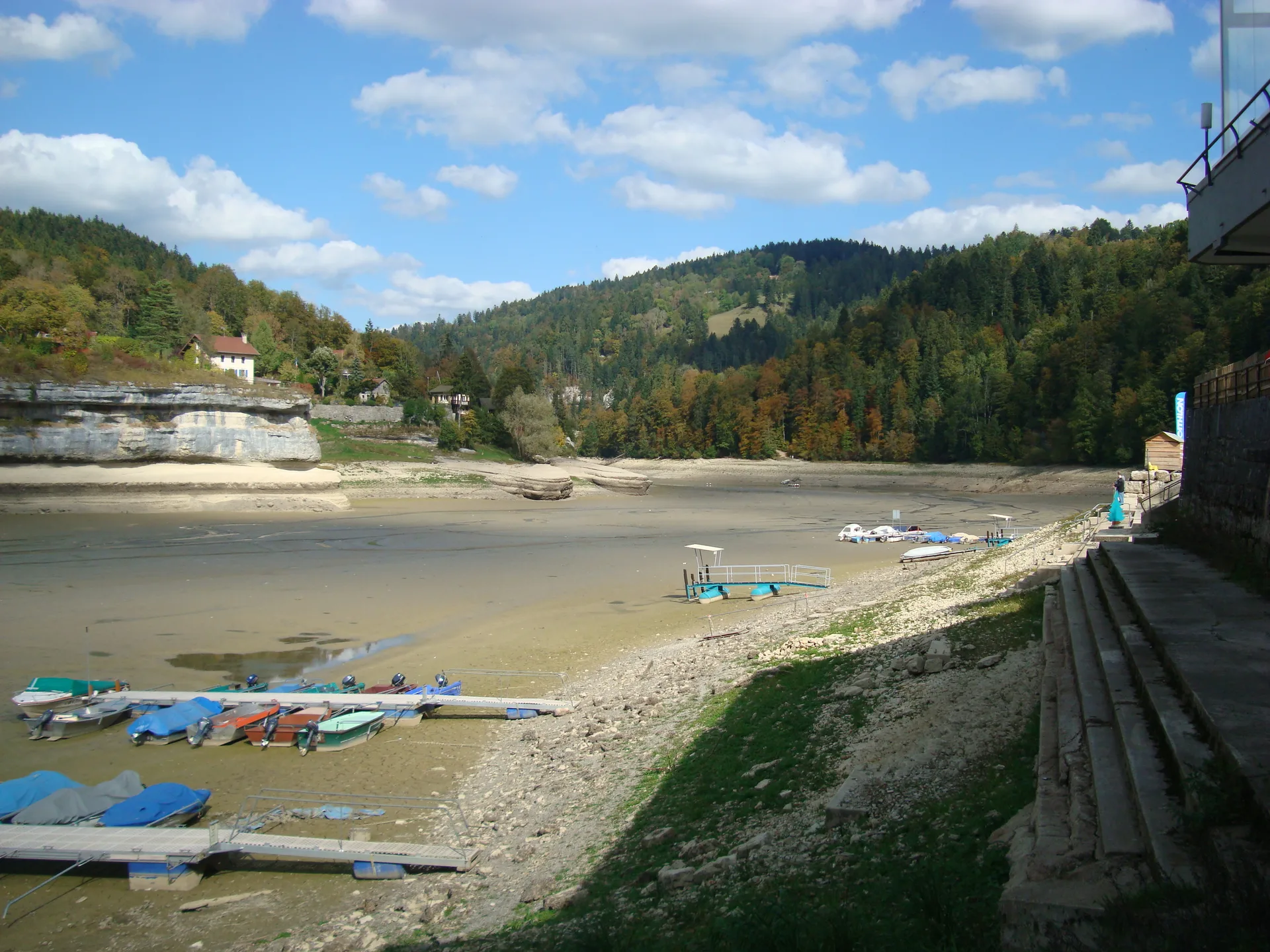 Lac des Brenets Lac de Chaillexon — Sur le lac