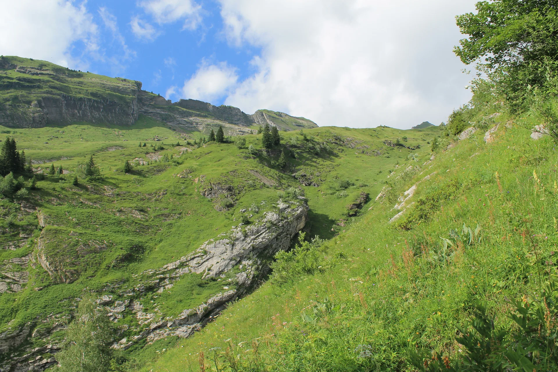 Lac des Chambres à Samoëns — À 1,3 km du lac