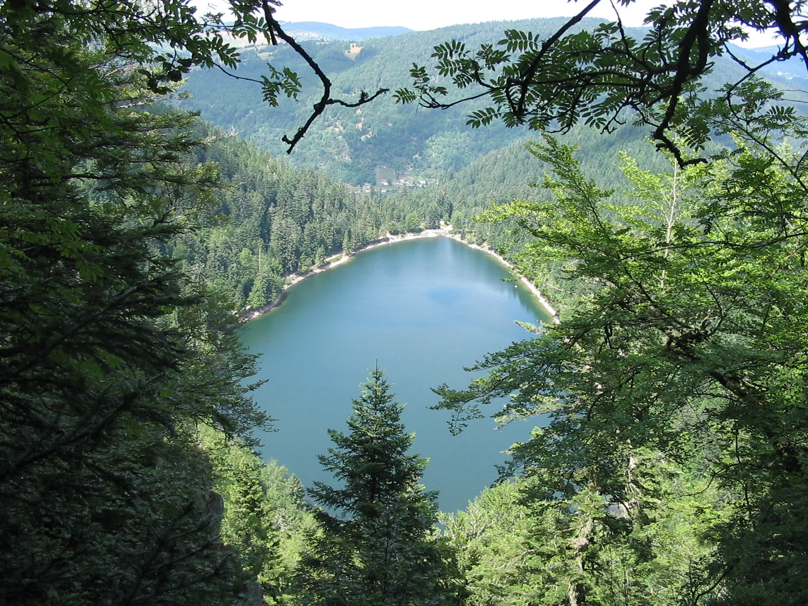 Lac des Corbeaux à La Bresse — À 615 m du lac