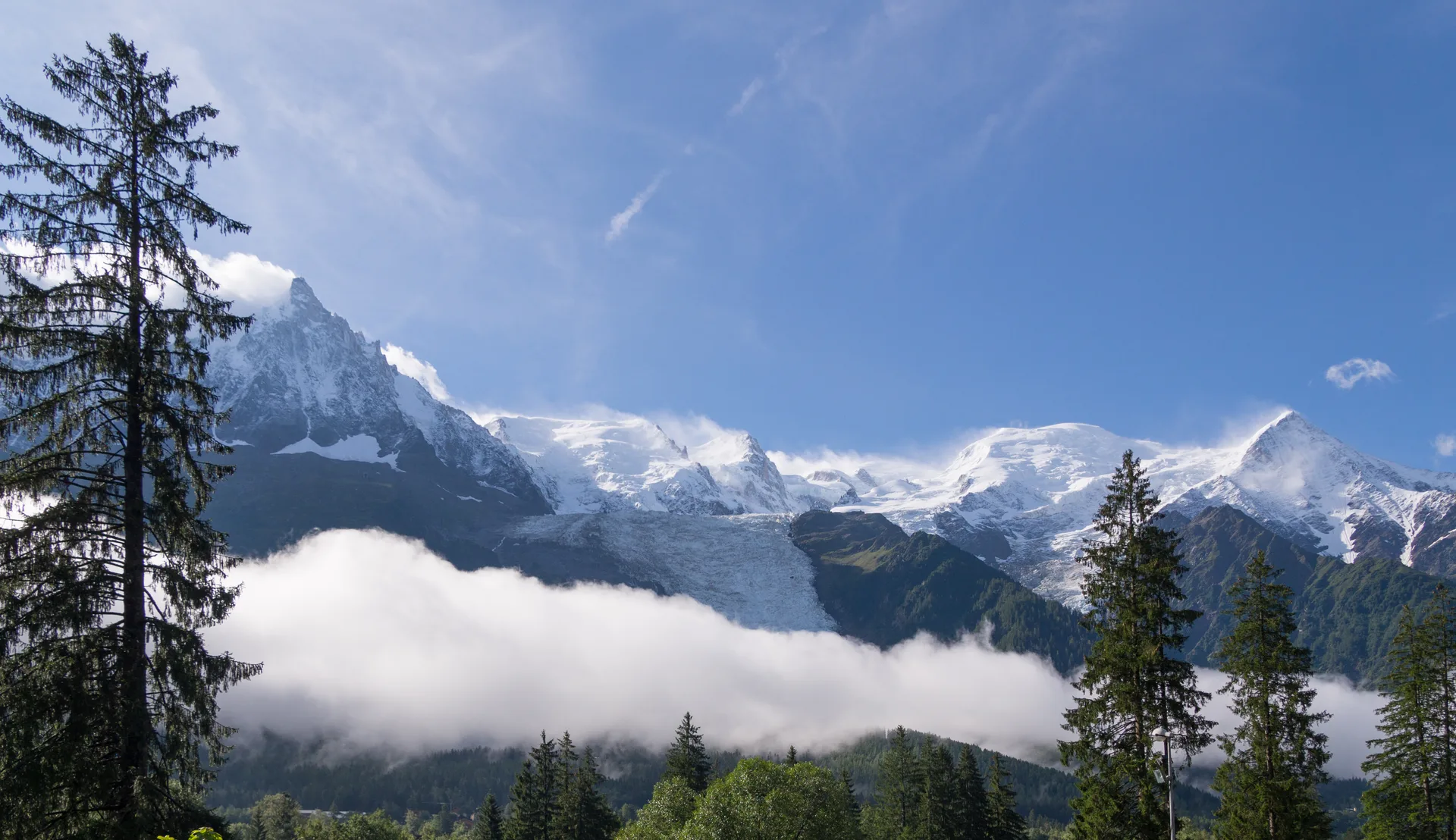 Lac des Gaillands à Chamonix-Mont-Blanc — Sur le lac