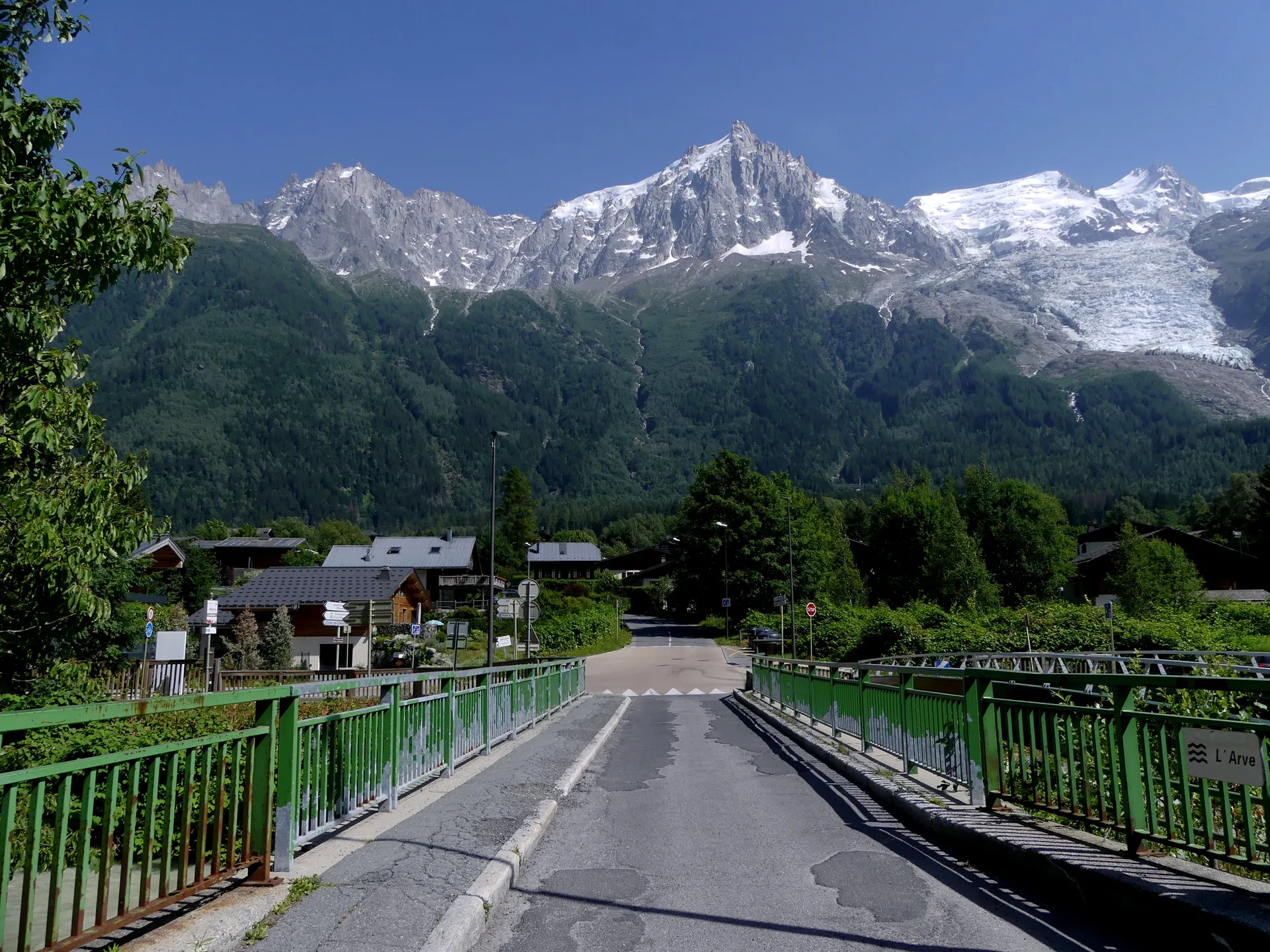 Lac des Gaillands à Chamonix-Mont-Blanc — Sur le lac