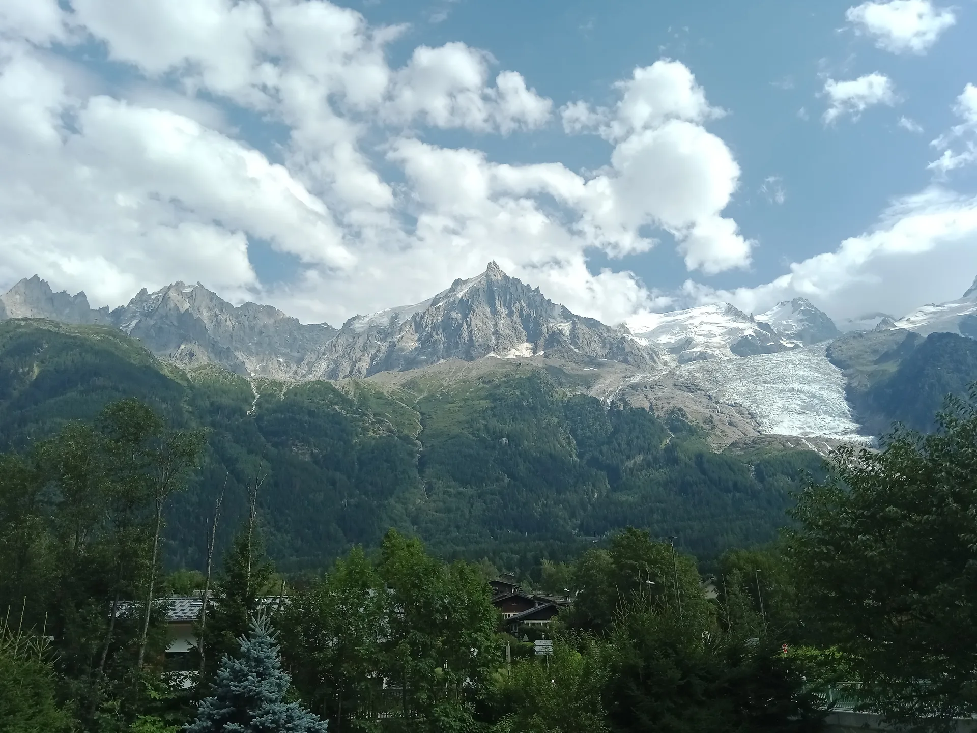 Lac des Gaillands à Chamonix-Mont-Blanc — Sur le lac