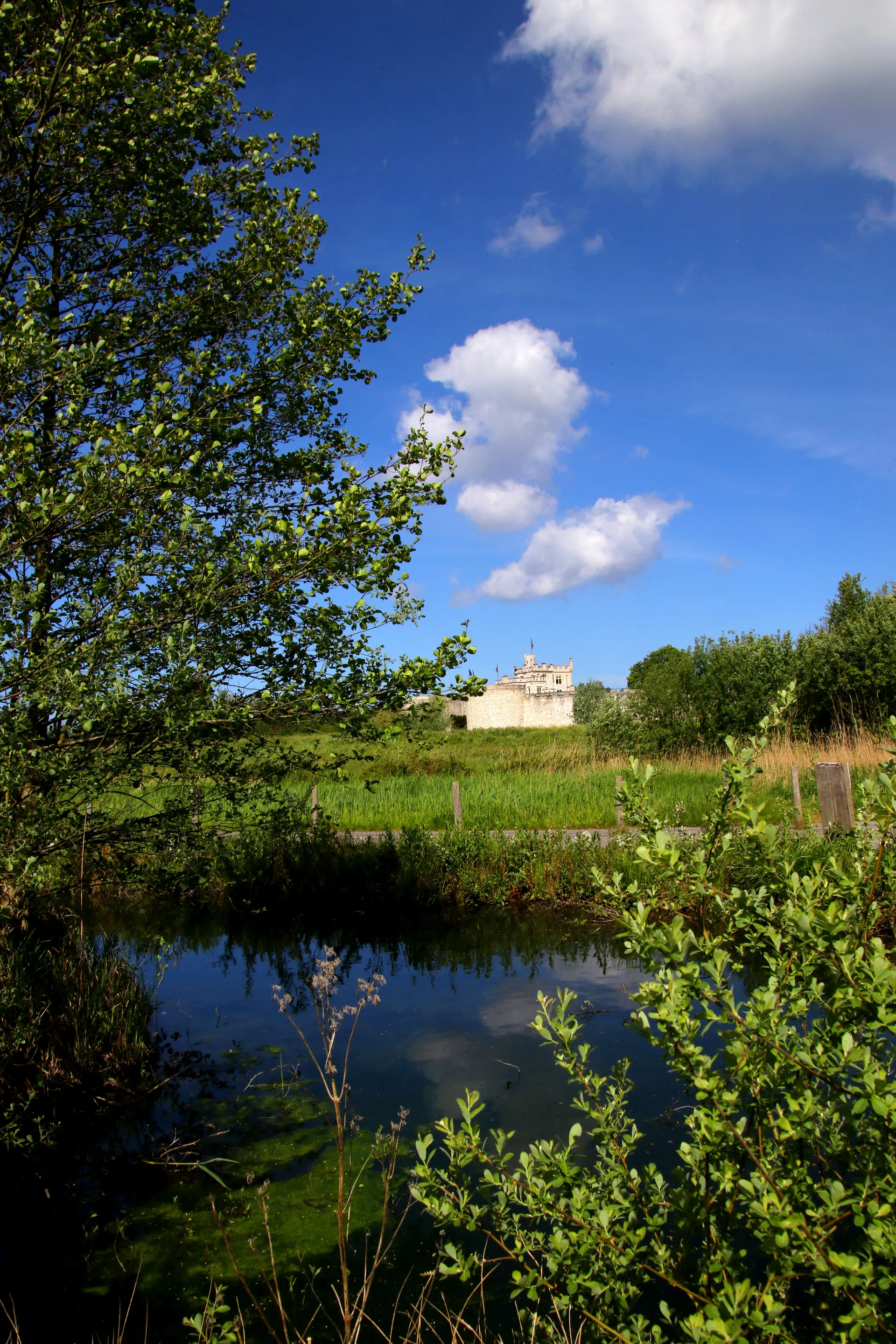 Lac des miroirs à Condette — Sur le lac