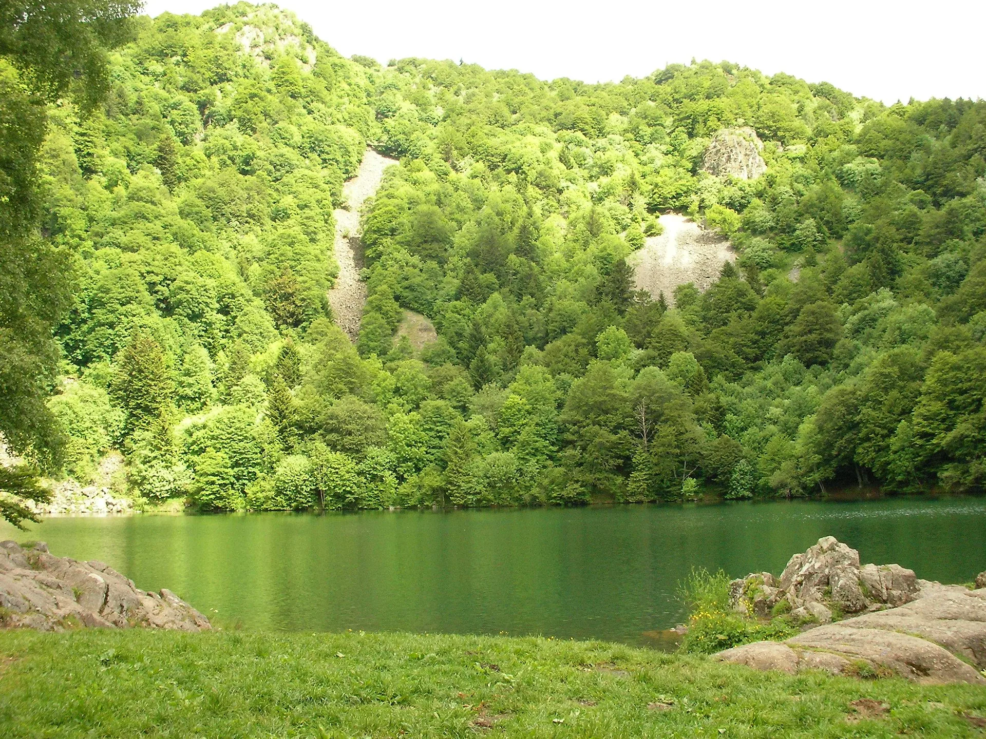 Lac des Perches à Rimbach-près-Masevaux — Sur le lac