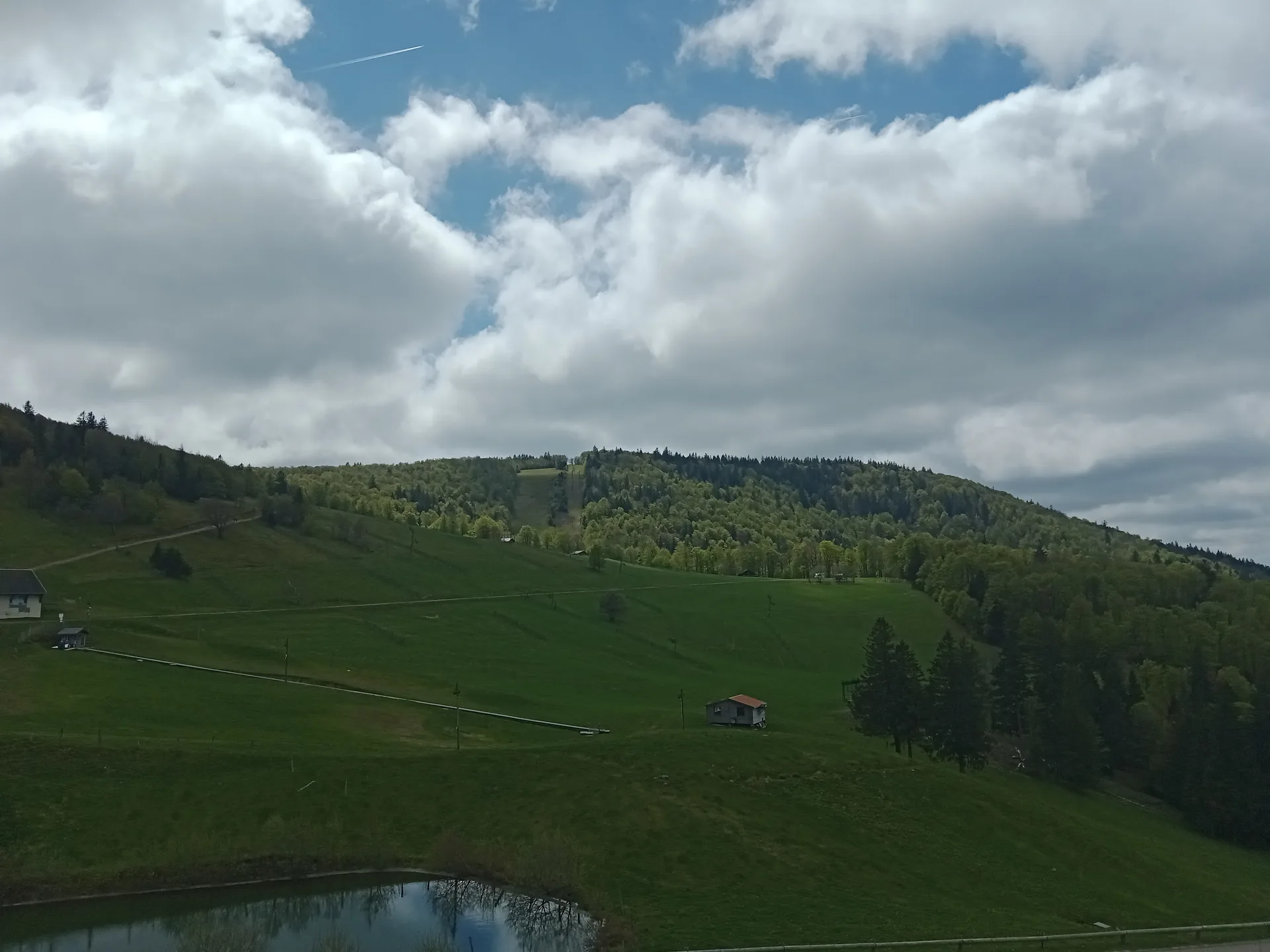 Lac des Perches à Rimbach-près-Masevaux — À 1,3 km du lac