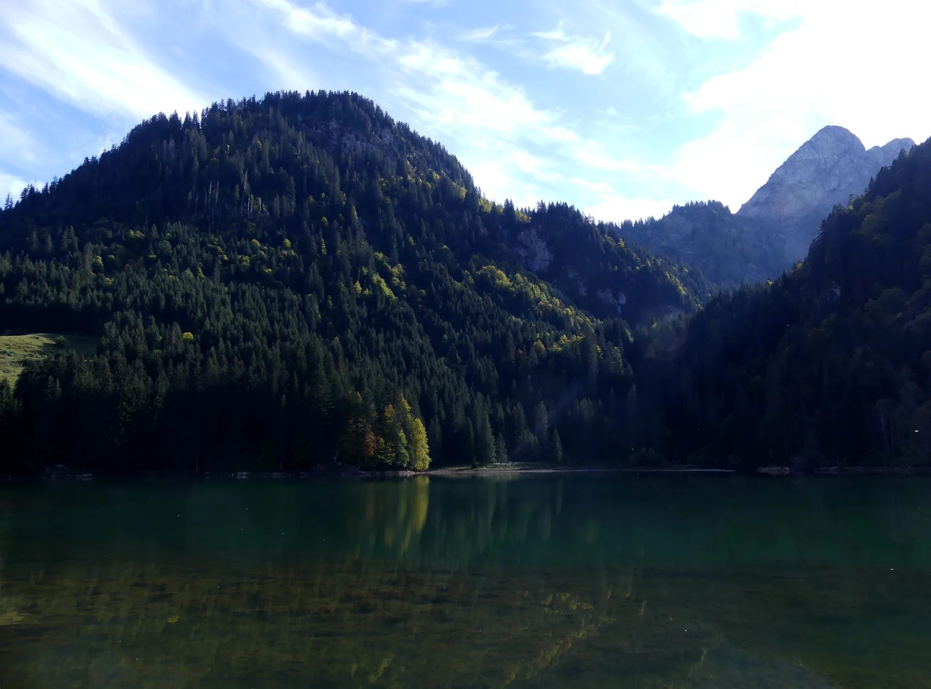 Lac des Plagnes à Abondance — À 310 m du lac
