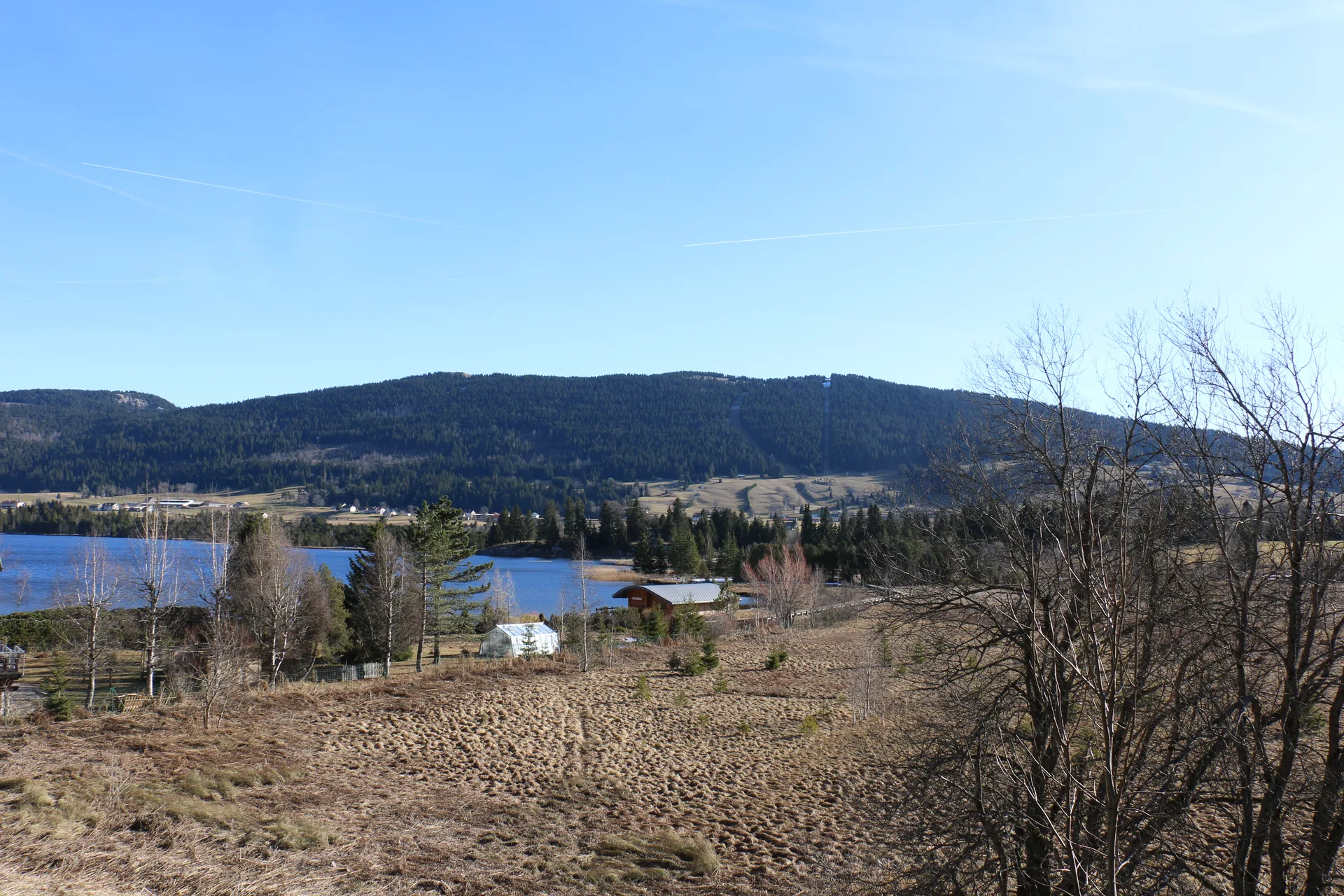 Lac des Rousses à Les Rousses — Sur le lac