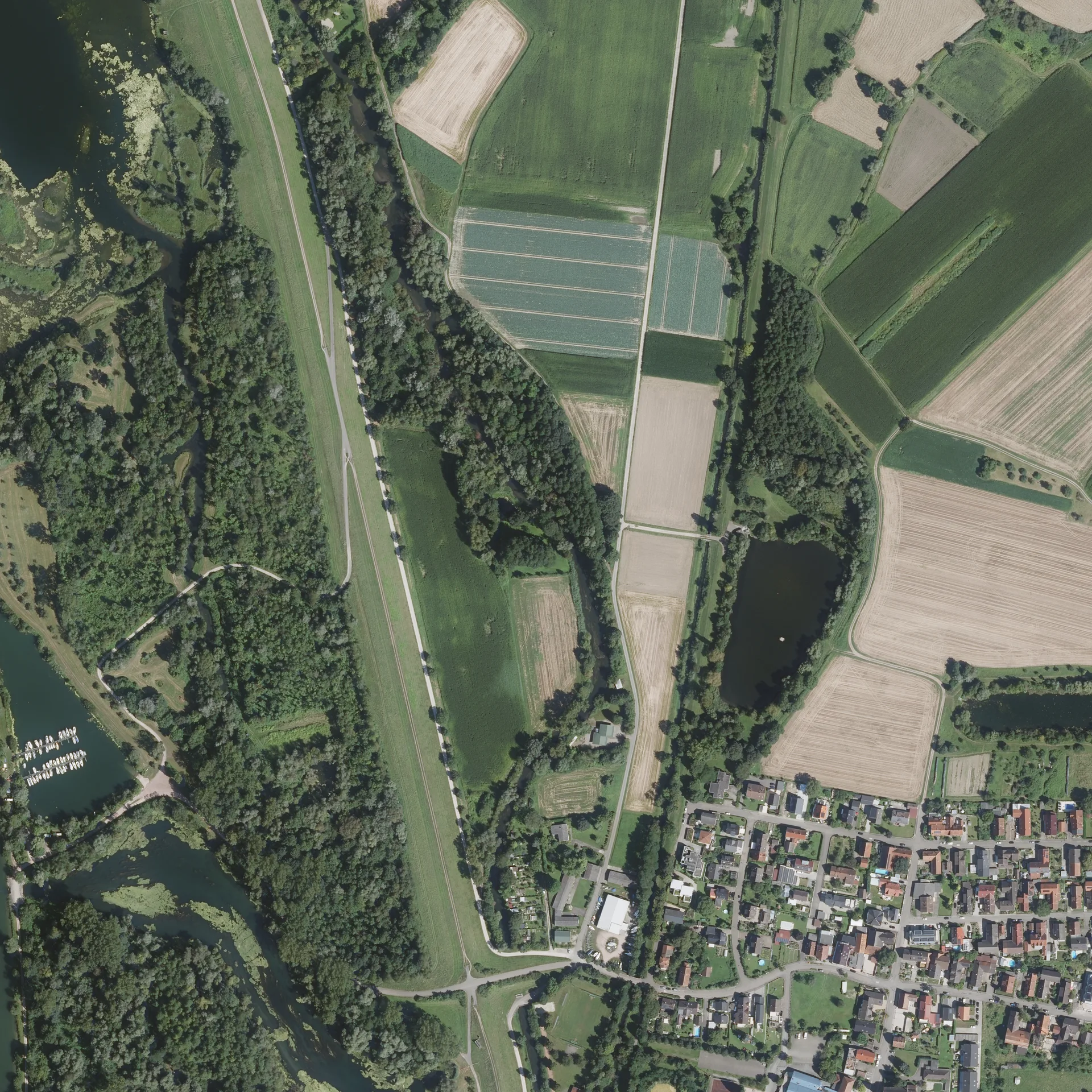 Lac du Baggersee à Strasbourg — À 1,2 km du lac