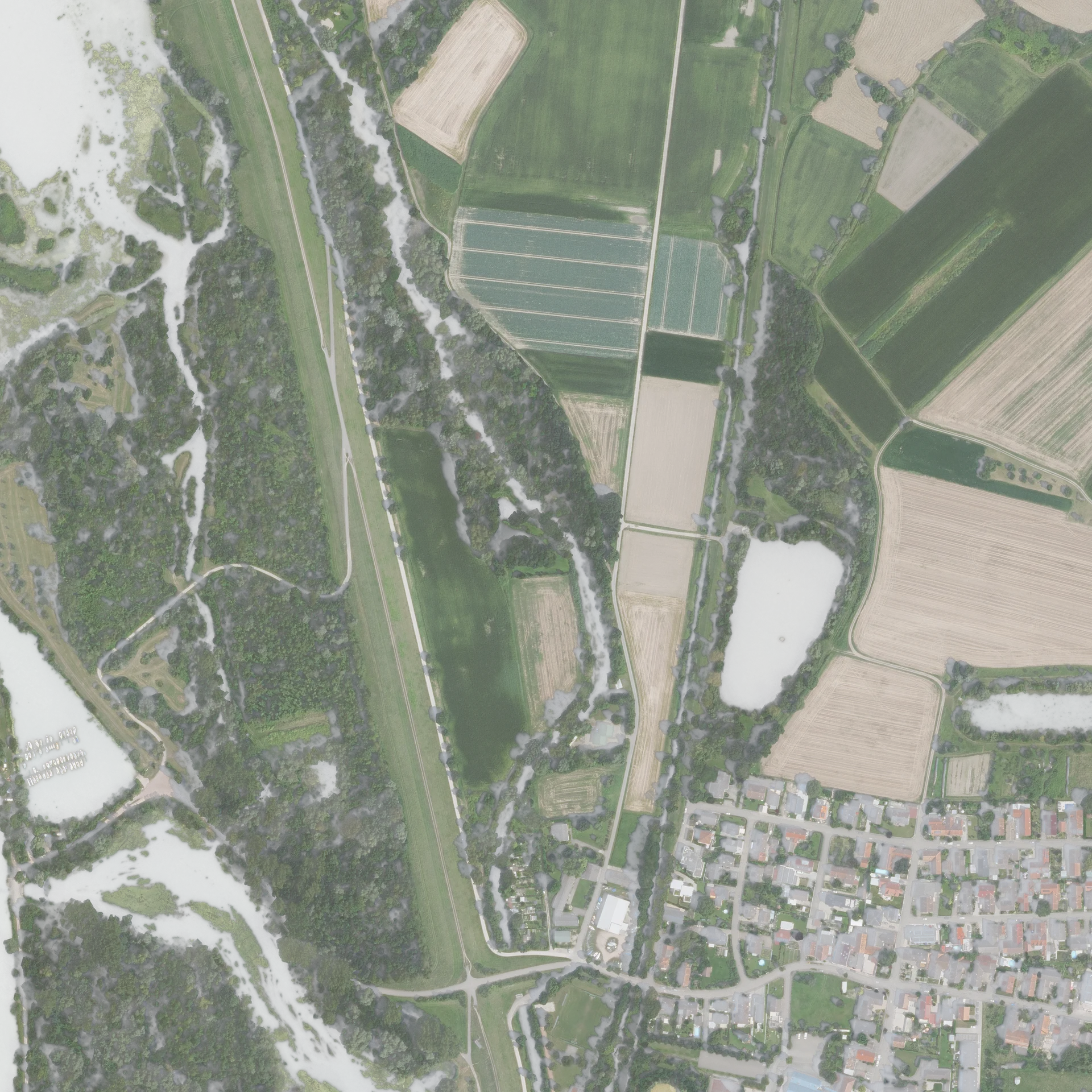 Lac du Baggersee à Strasbourg — À 1,2 km du lac