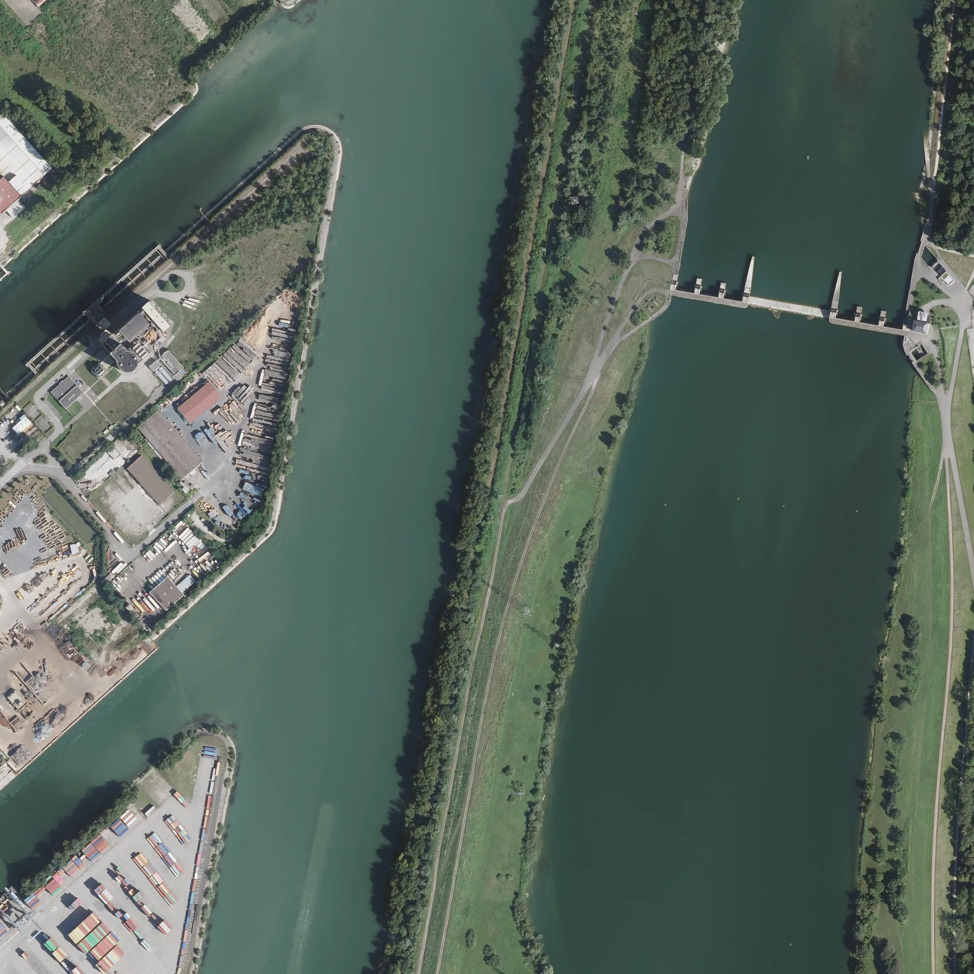 Lac du Baggersee à Strasbourg — À 1,6 km du lac