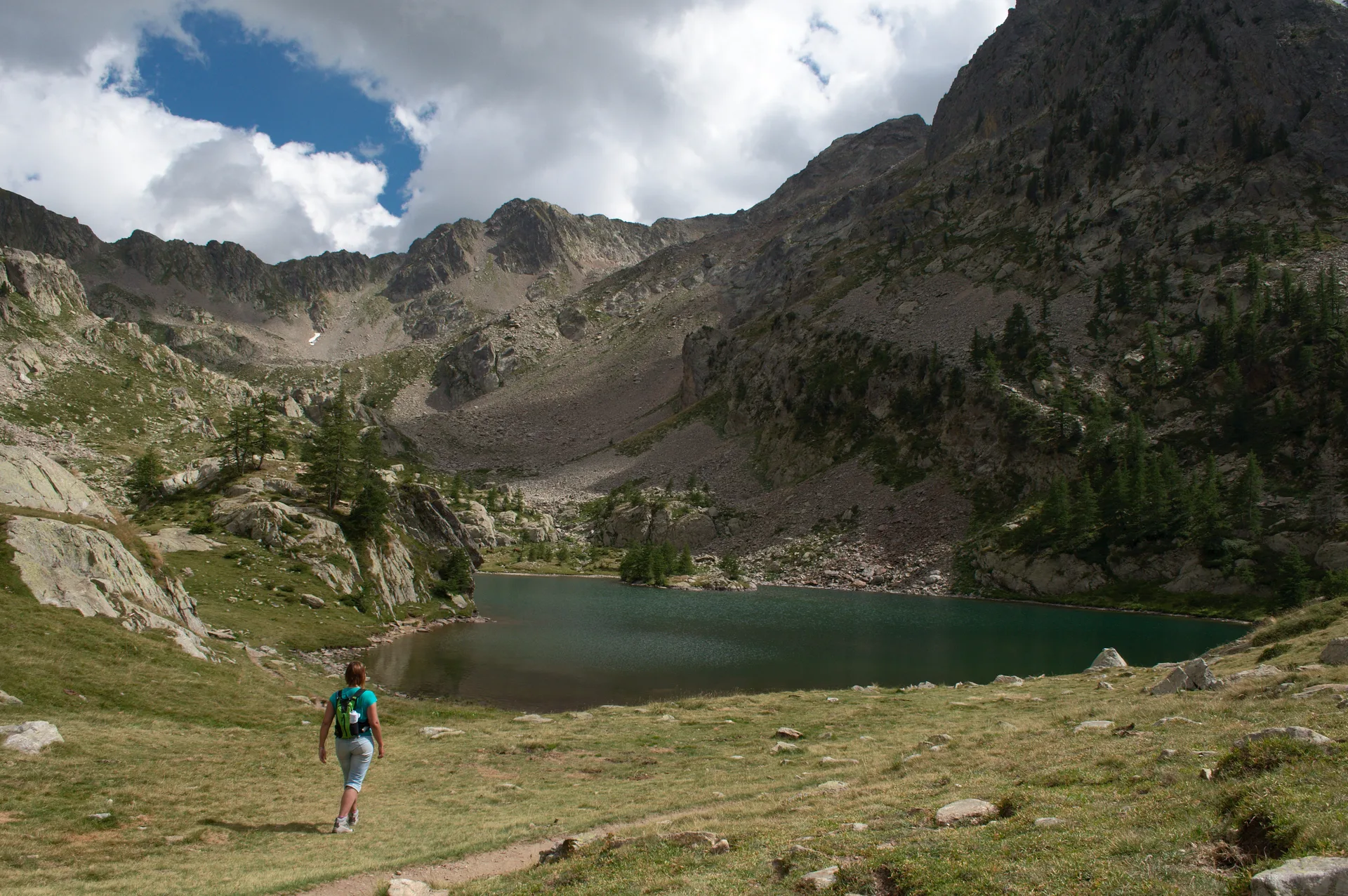 Lac du Boreon à Saint-Martin-Vésubie — À 624 m du lac