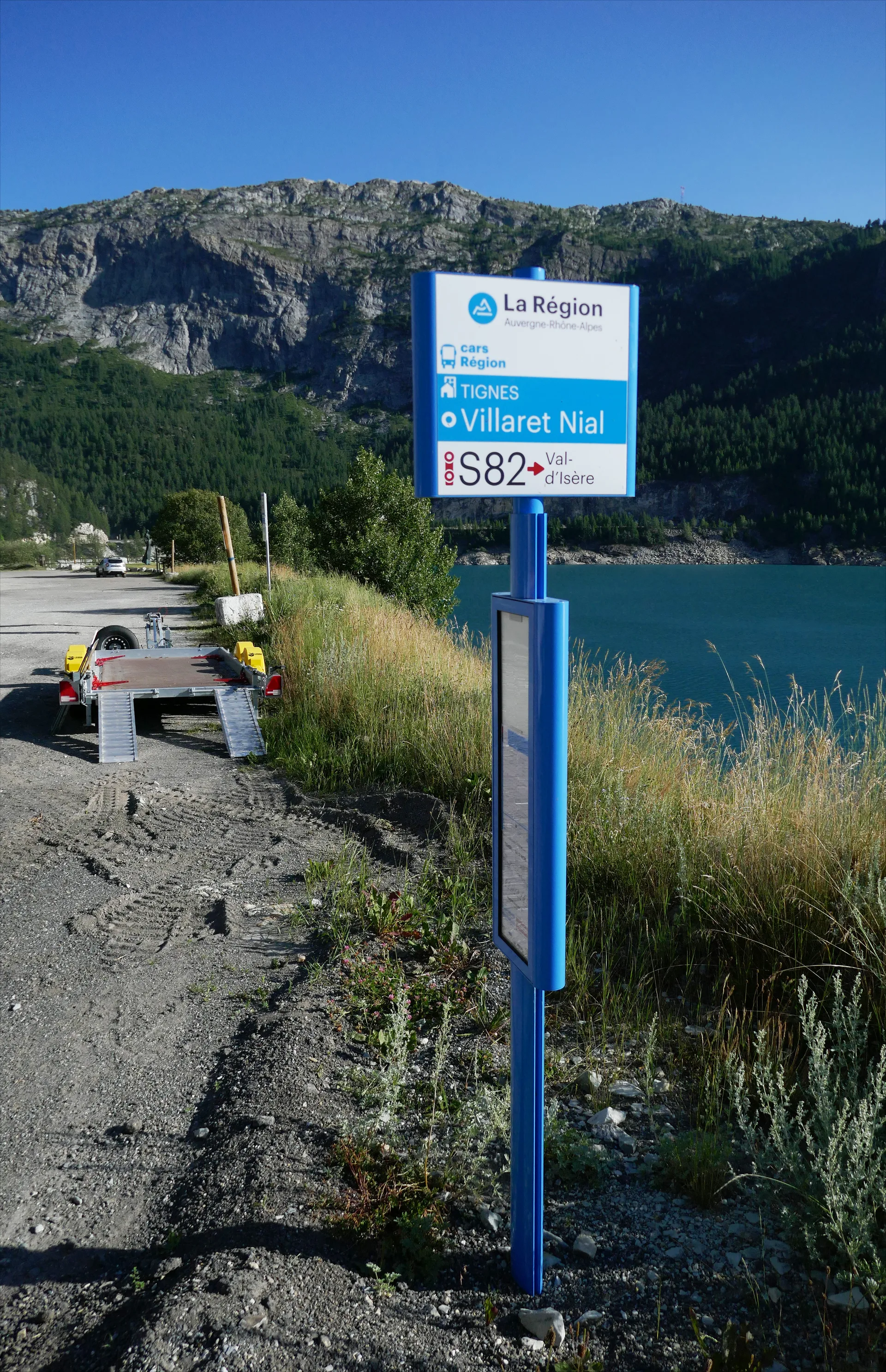 Lac du Chevril à Tignes — Sur le lac
