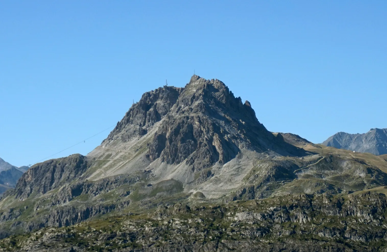 Lac du Chevril à Tignes — À 1,3 km du lac