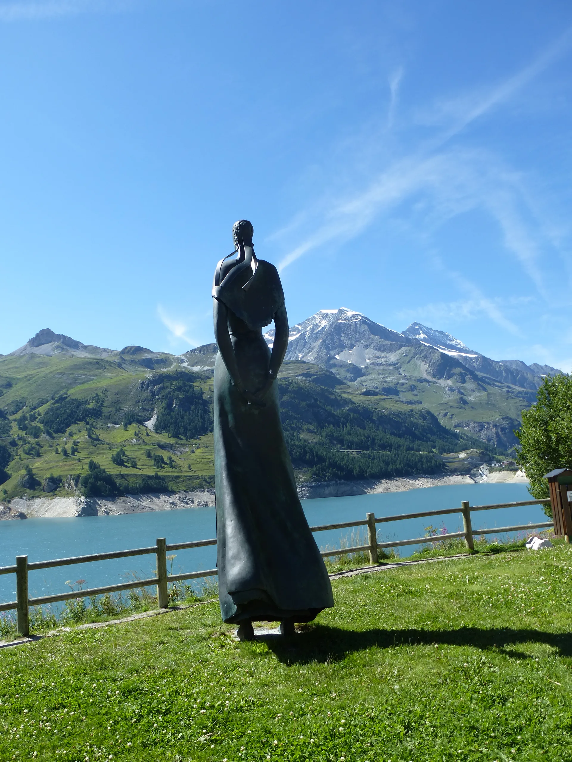 Lac du Chevril à Tignes — Sur le lac