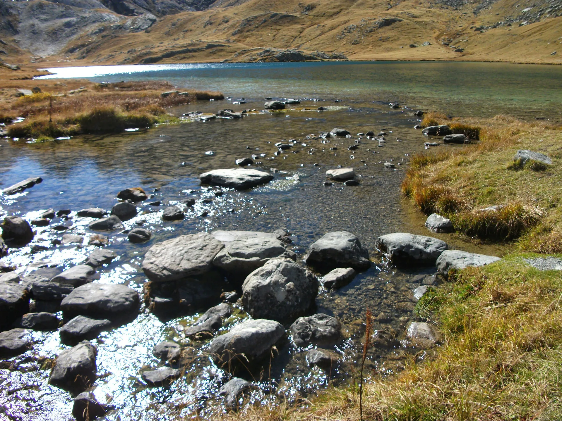Lac du Lauzanier à Val d'Oronaye — À 205 m du lac