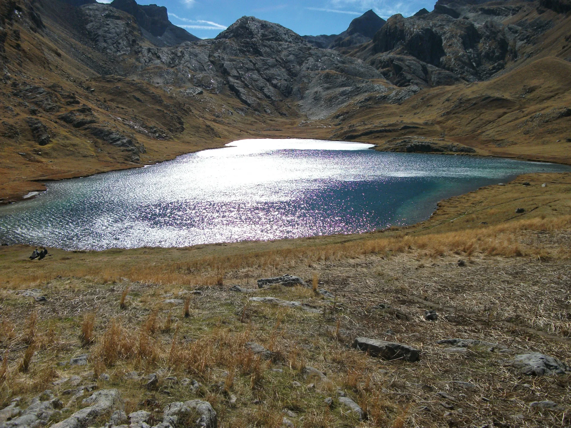 Lac du Lauzanier à Val d'Oronaye — À 224 m du lac
