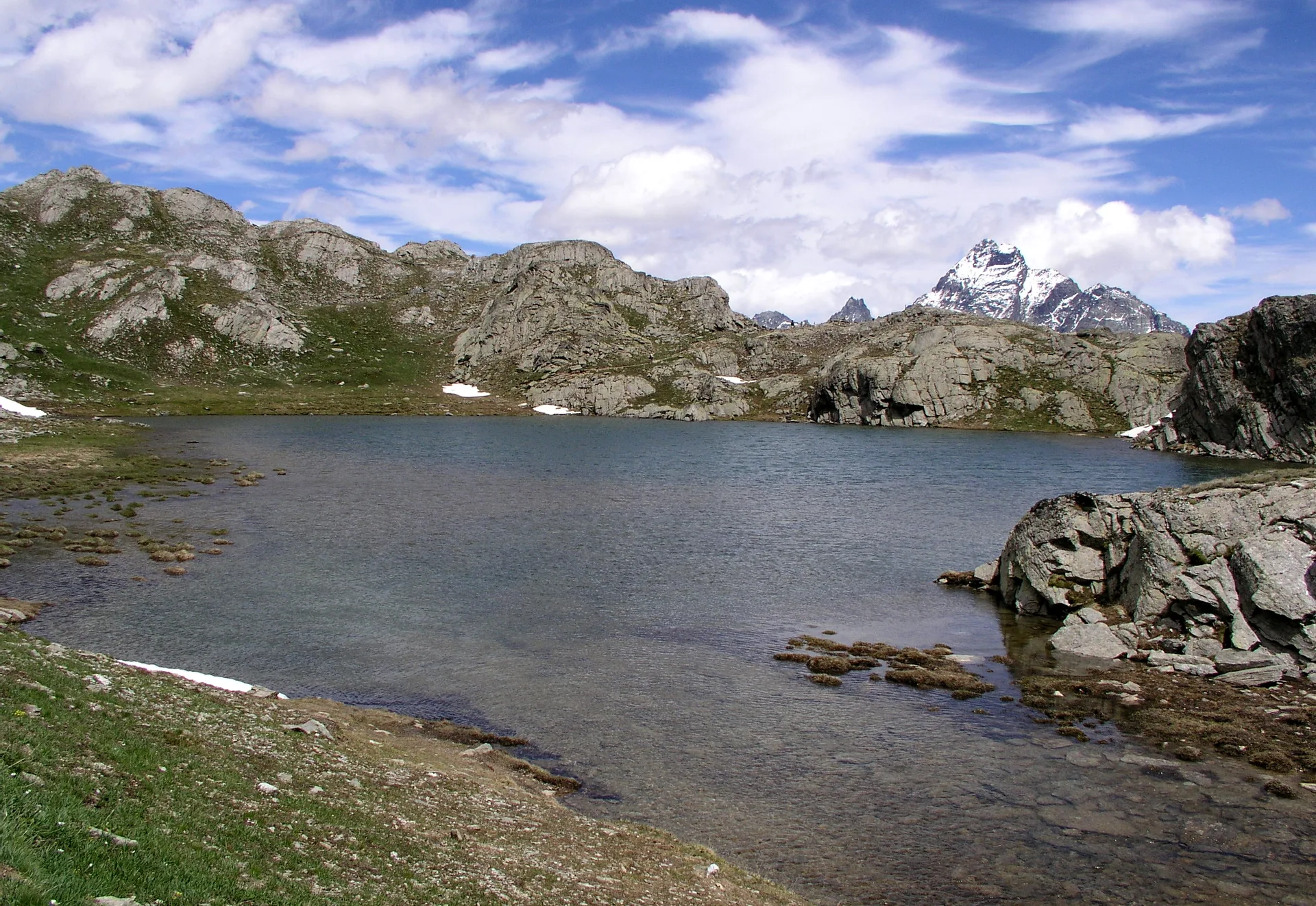 Lac du Longet à Saint-Paul-sur-Ubaye — Sur le lac