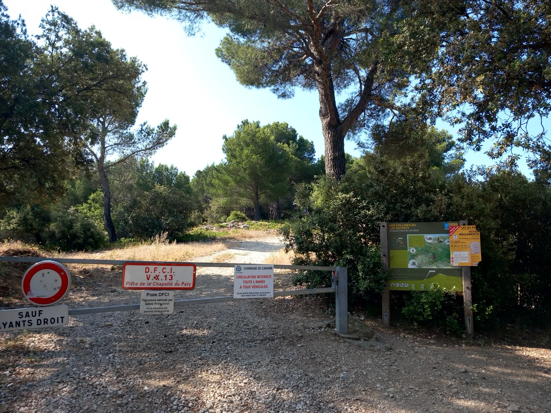 Lac du Paty à Caromb — À 1,0 km du lac