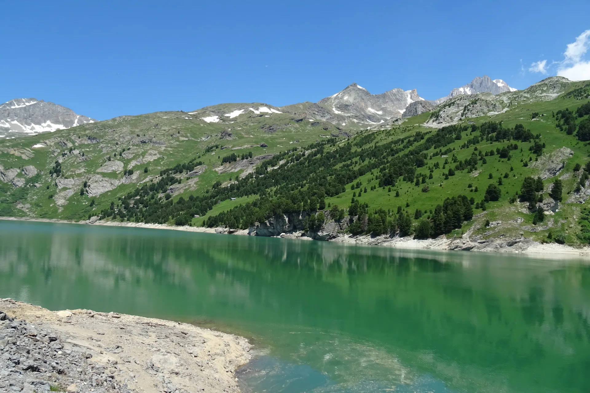 Lac du plan d'Amont à Aussois — À 242 m du lac