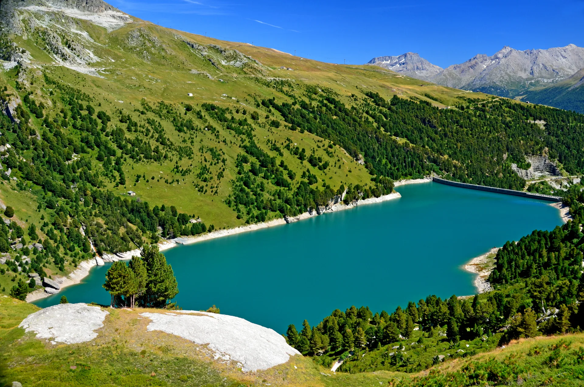 Lac du plan d'Amont à Aussois — À 572 m du lac