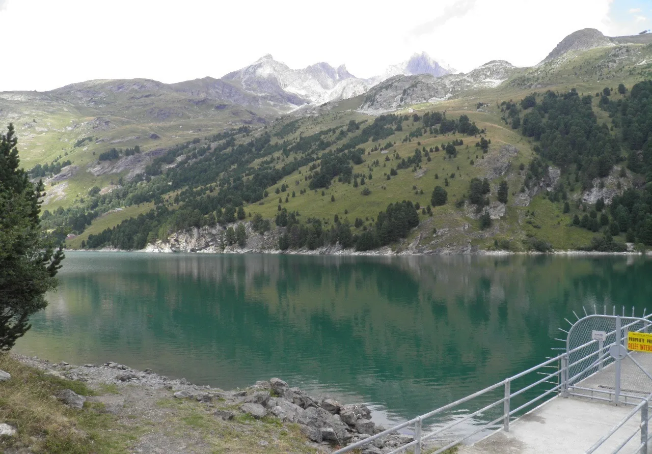 Lac du plan d'Amont à Aussois — À 211 m du lac