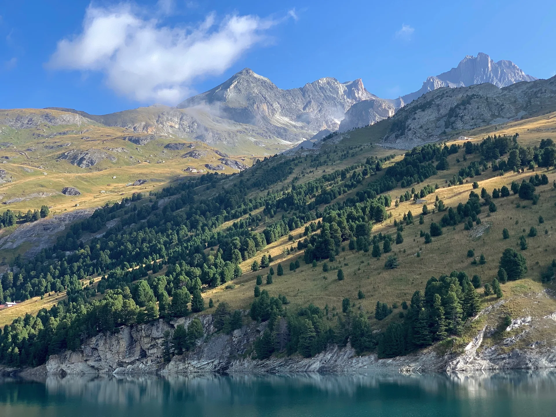 Lac du plan d'Amont à Aussois — À 224 m du lac