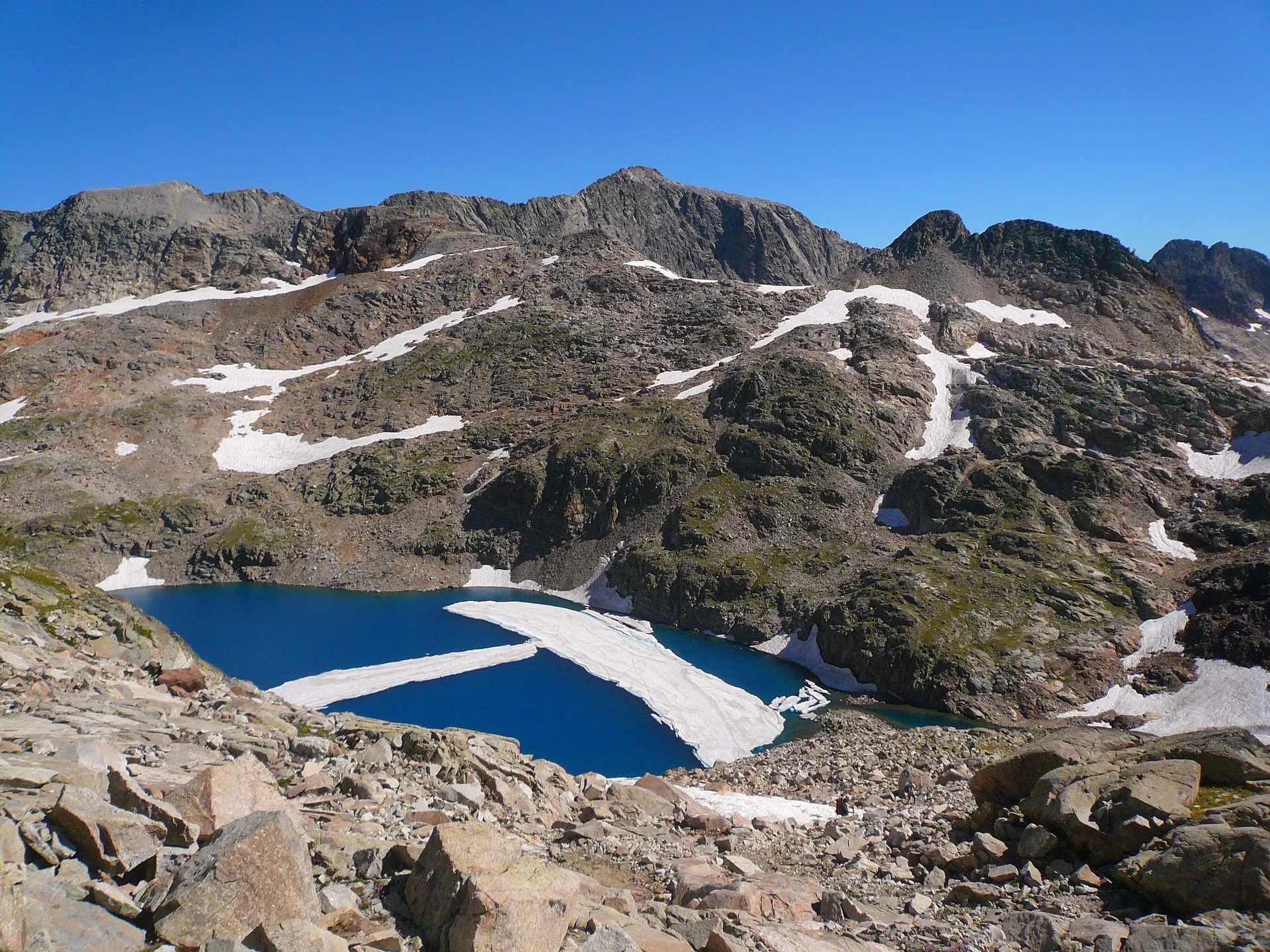Lac du Portillon à Oô — À 2,0 km du lac