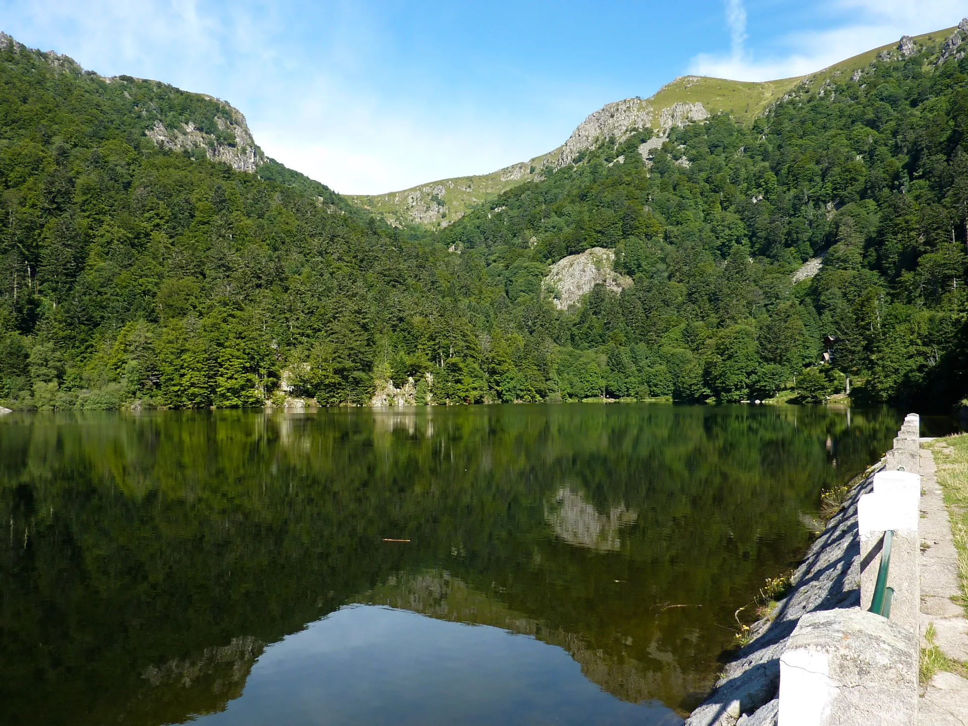 Lac du Schiessrothried à Metzeral — Sur le lac
