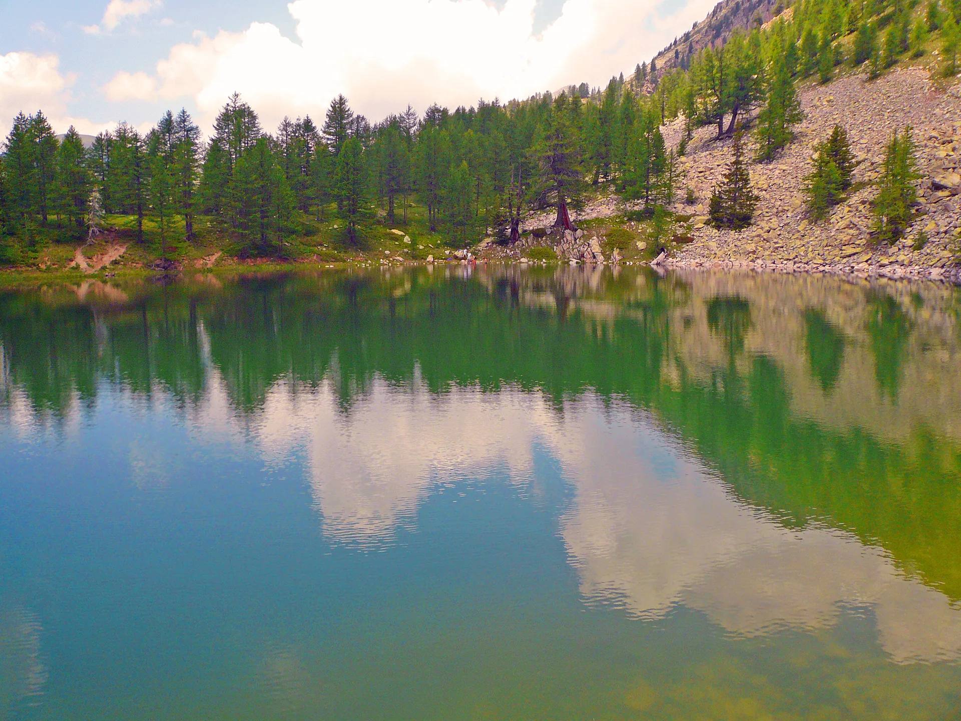 Lac Nègre à Valdeblore — À 2,5 km du lac