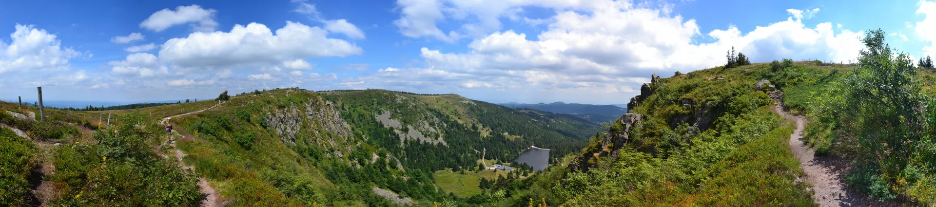 Lac Noir à Orbey — À 1,6 km du lac