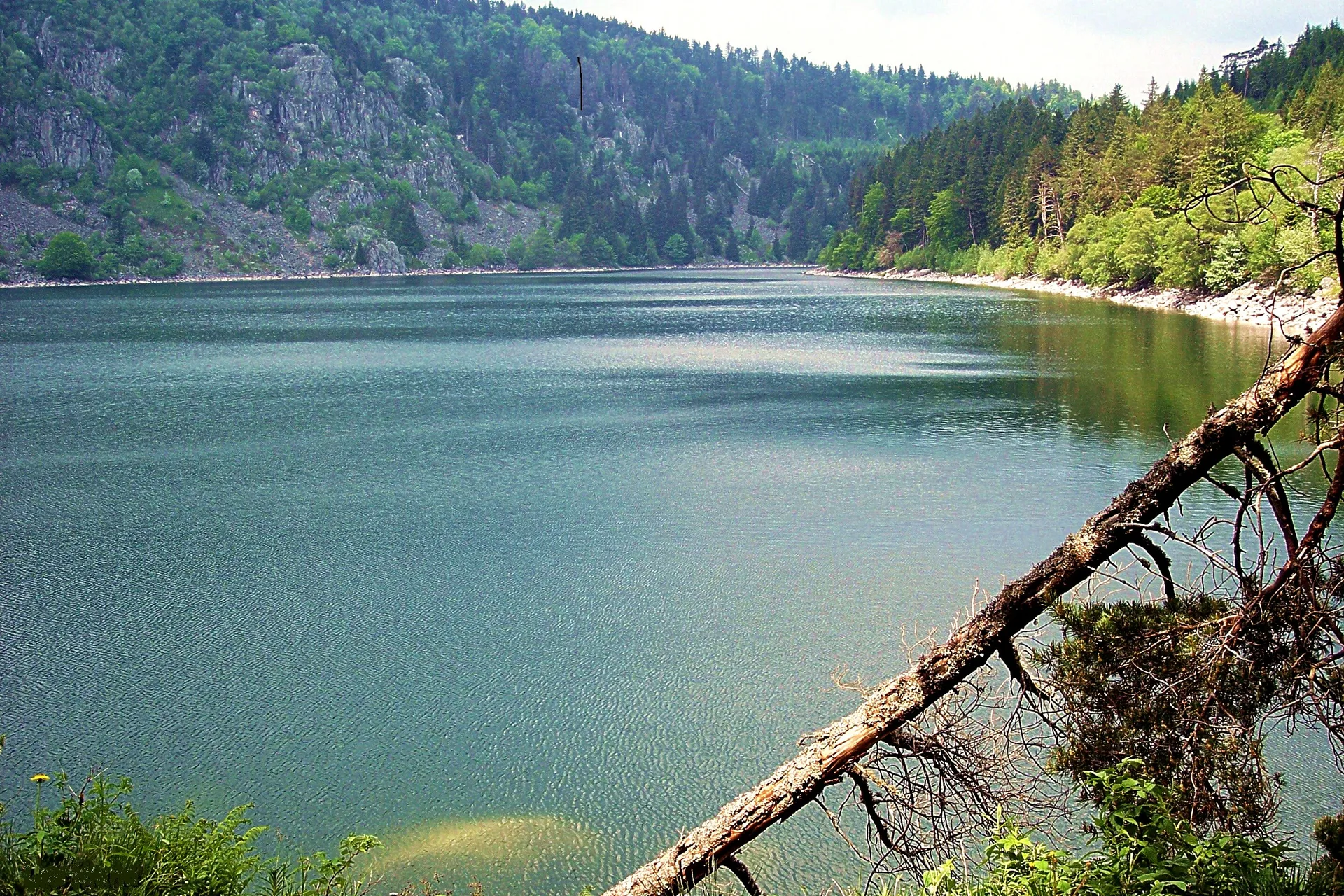 Lac Noir à Orbey — À 1,3 km du lac