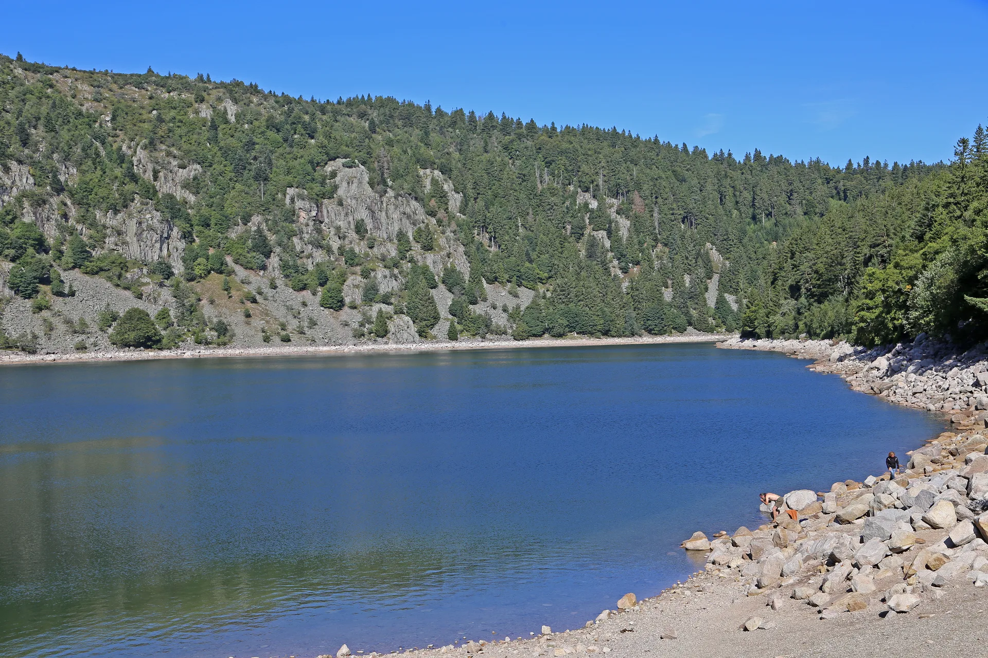 Lac Noir à Orbey — À 1,4 km du lac