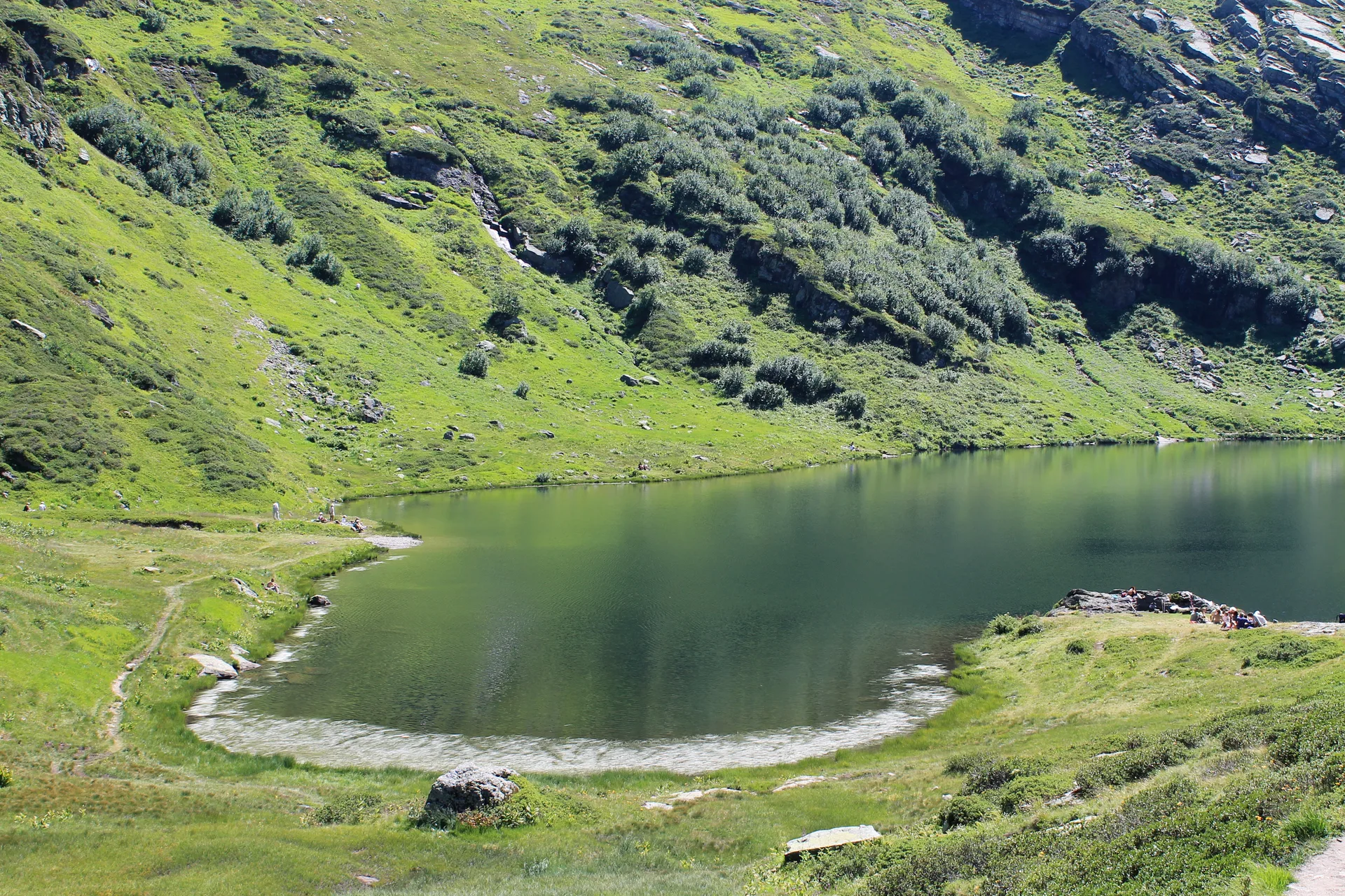 Lac Pormenaz à Passy — Sur le lac