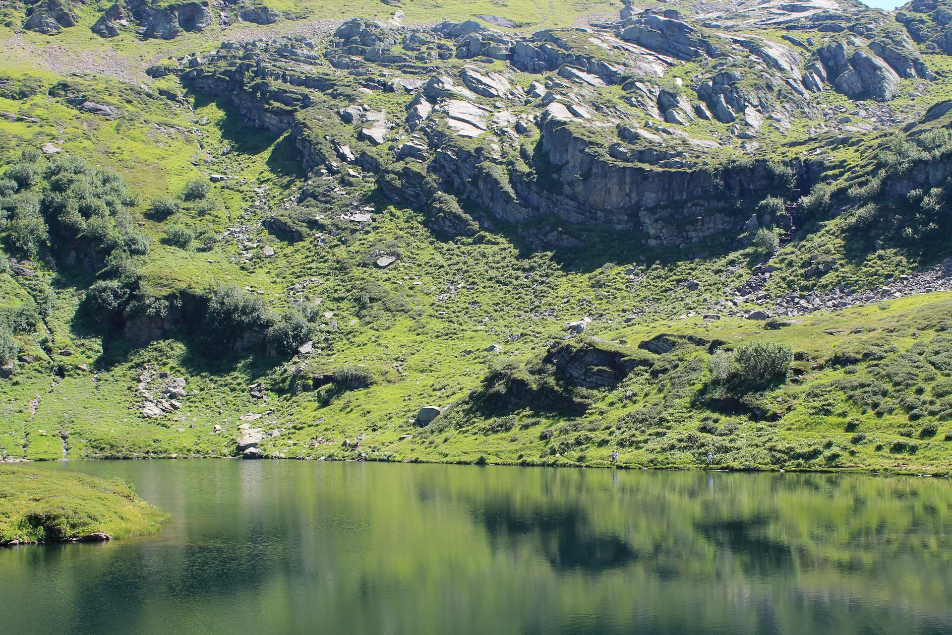 Lac Pormenaz à Passy — Sur le lac