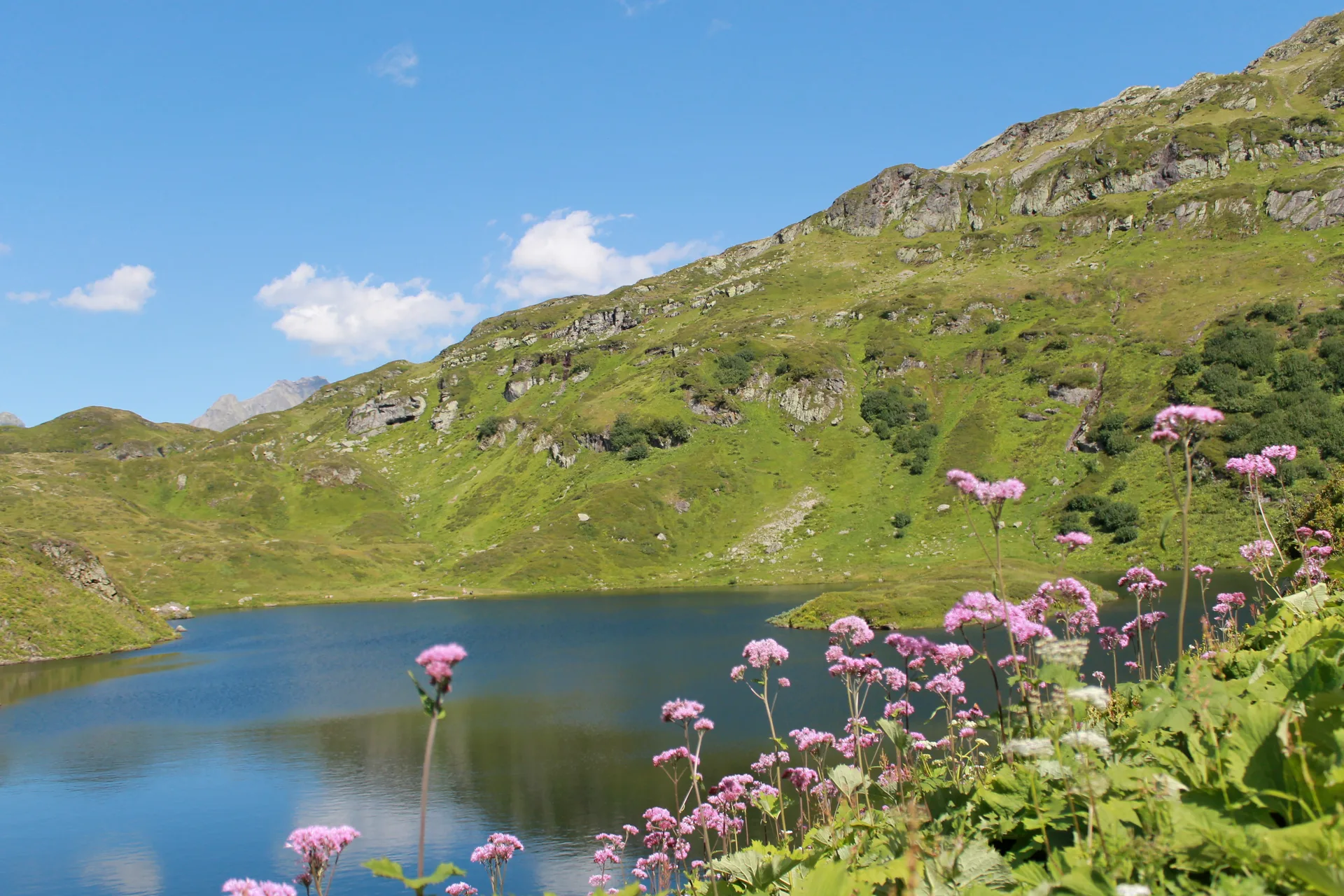 Lac Pormenaz à Passy — Sur le lac