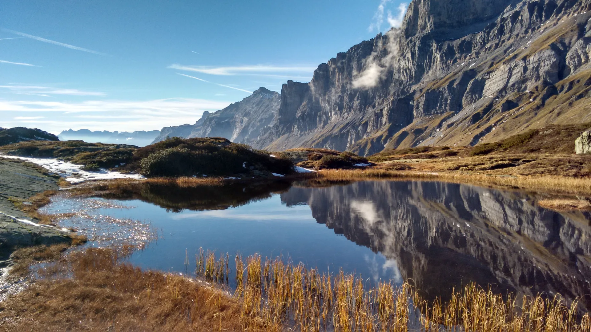 Lac Pormenaz à Passy — Sur le lac