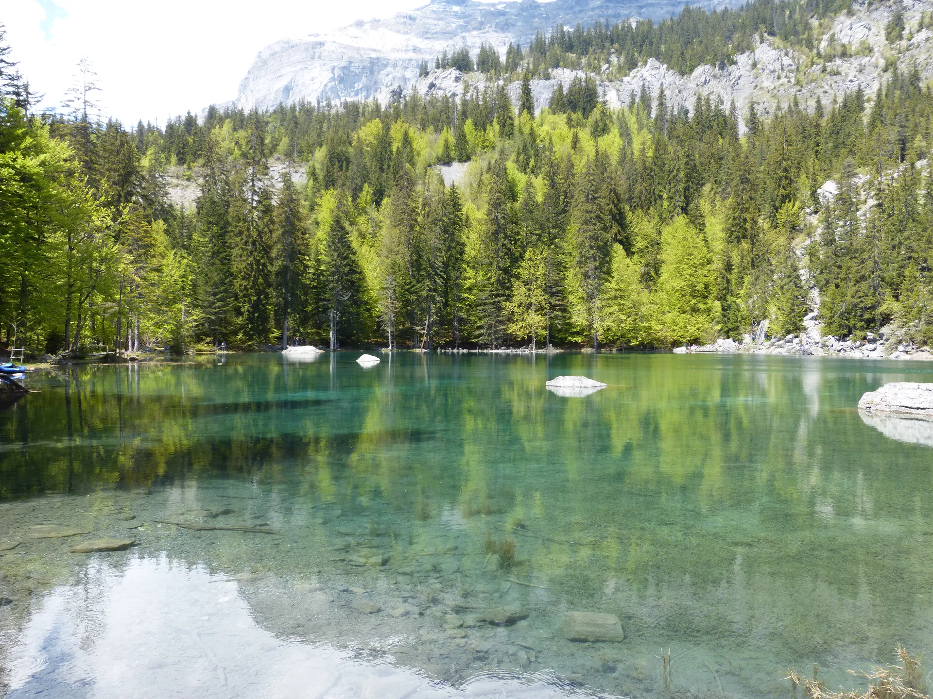 Lac Vert à Passy — Sur le lac