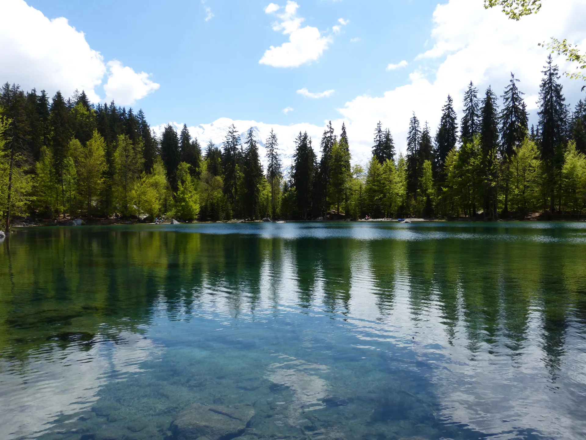 Lac Vert à Passy — Sur le lac