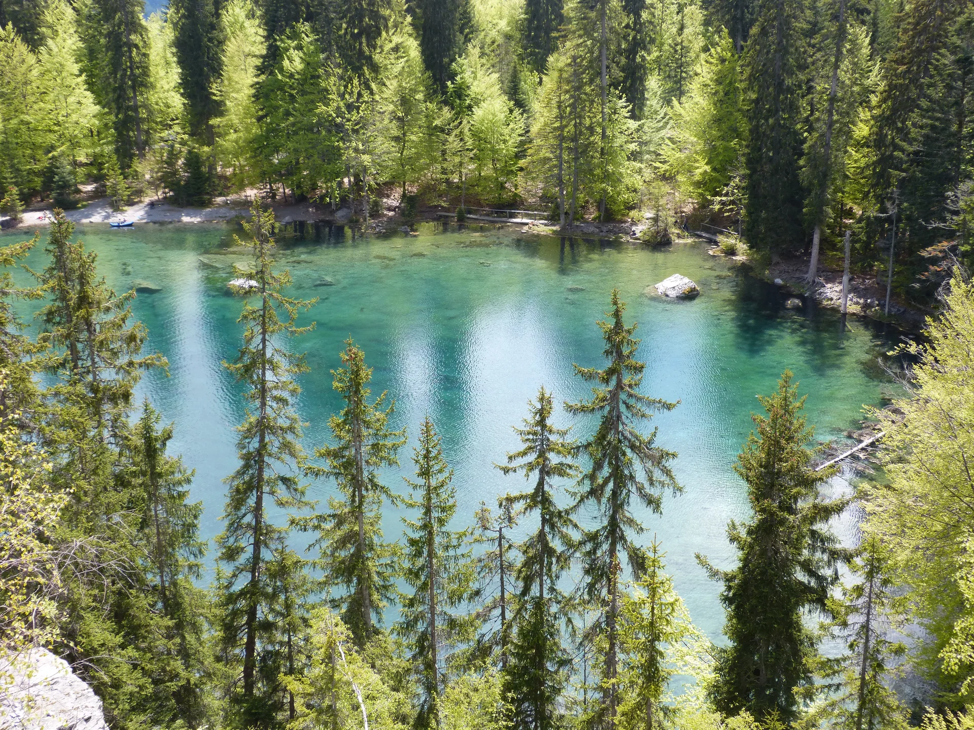 Lac Vert à Passy — Sur le lac