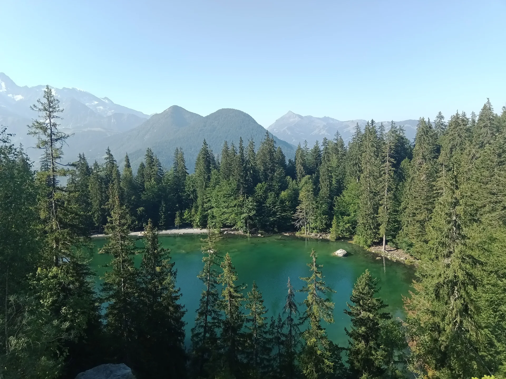 Lac Vert à Passy — Sur le lac