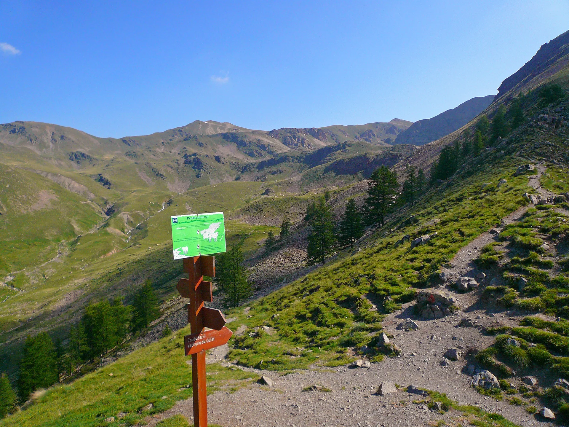 Lacs des Millefonts à Valdeblore — À 1,0 km du lac