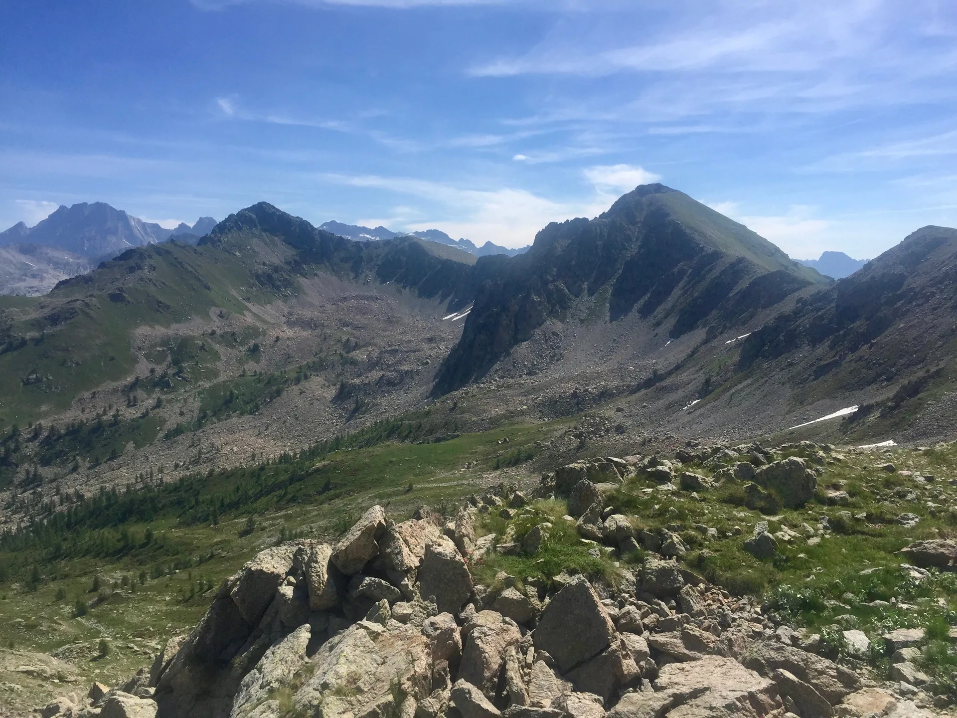 Lacs des Millefonts à Valdeblore — À 1,0 km du lac