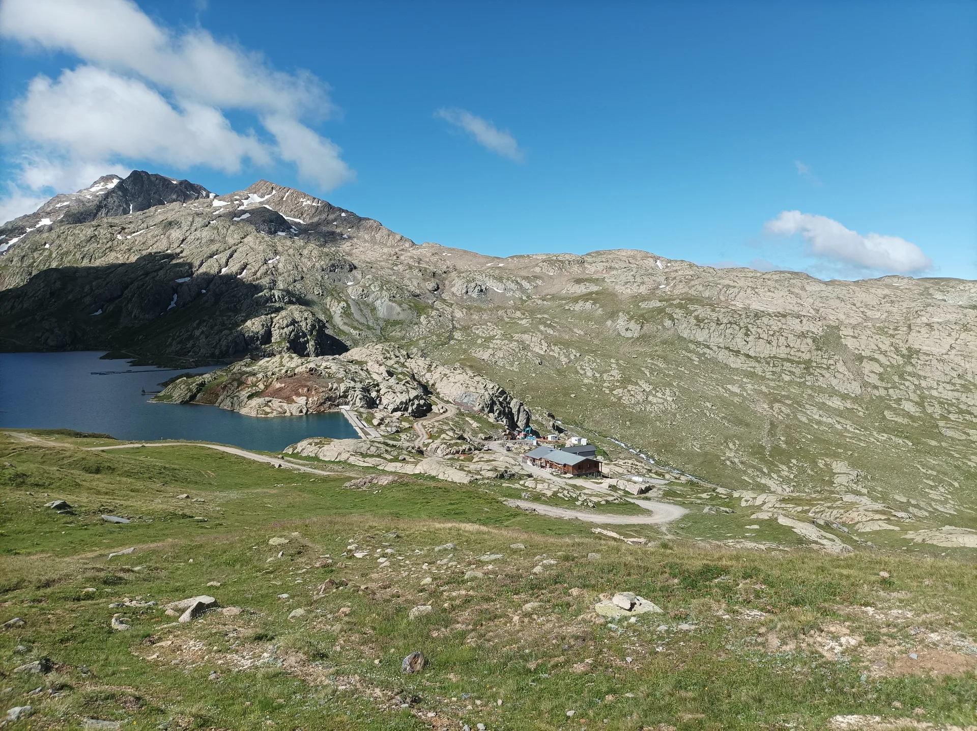 Le Grand Lac à Saint-Sorlin-d'Arves — Sur le lac