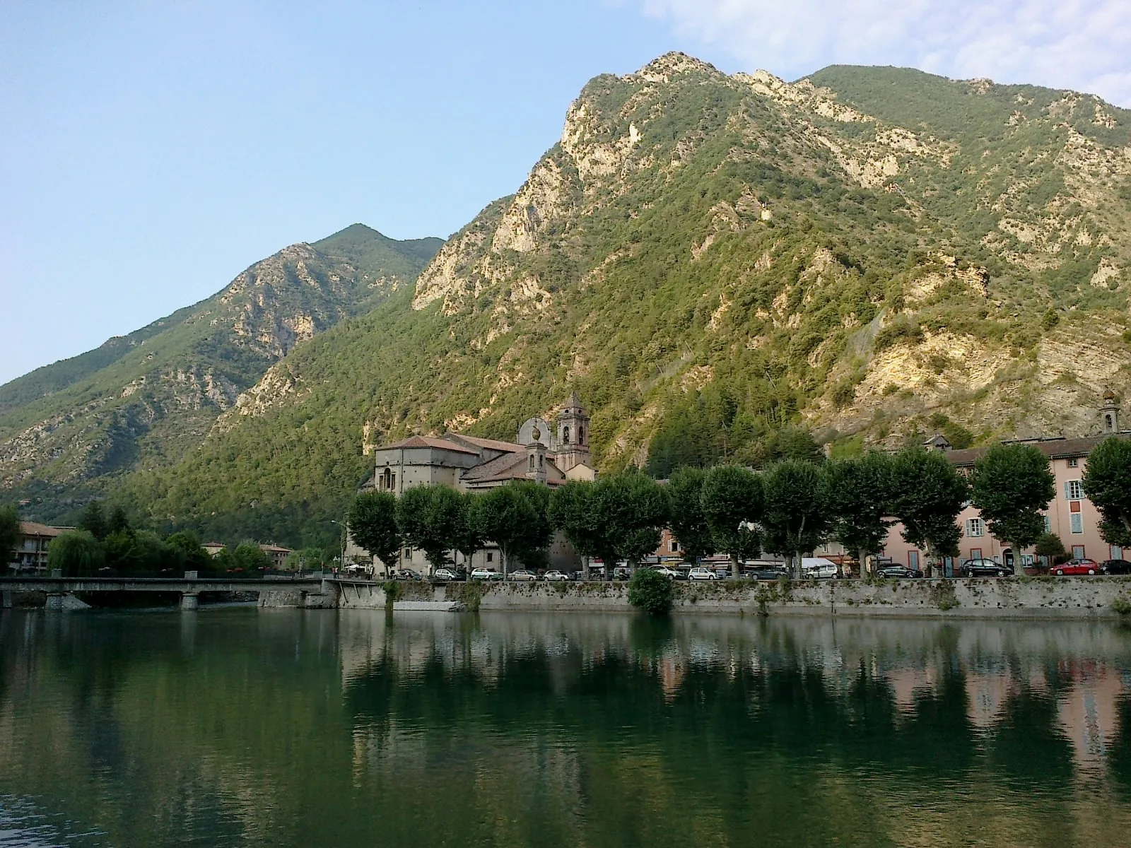 Le lac de Breil sur Roya à Breil-sur-Roya — Sur le lac
