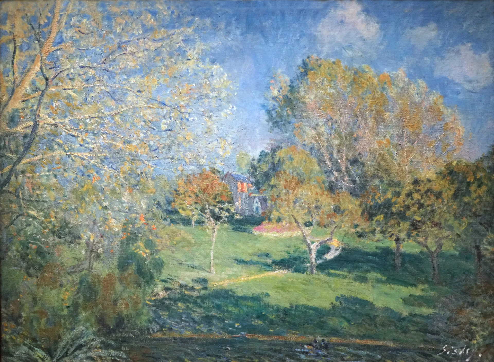 Mare Saint-James à Paris — Sur le lac