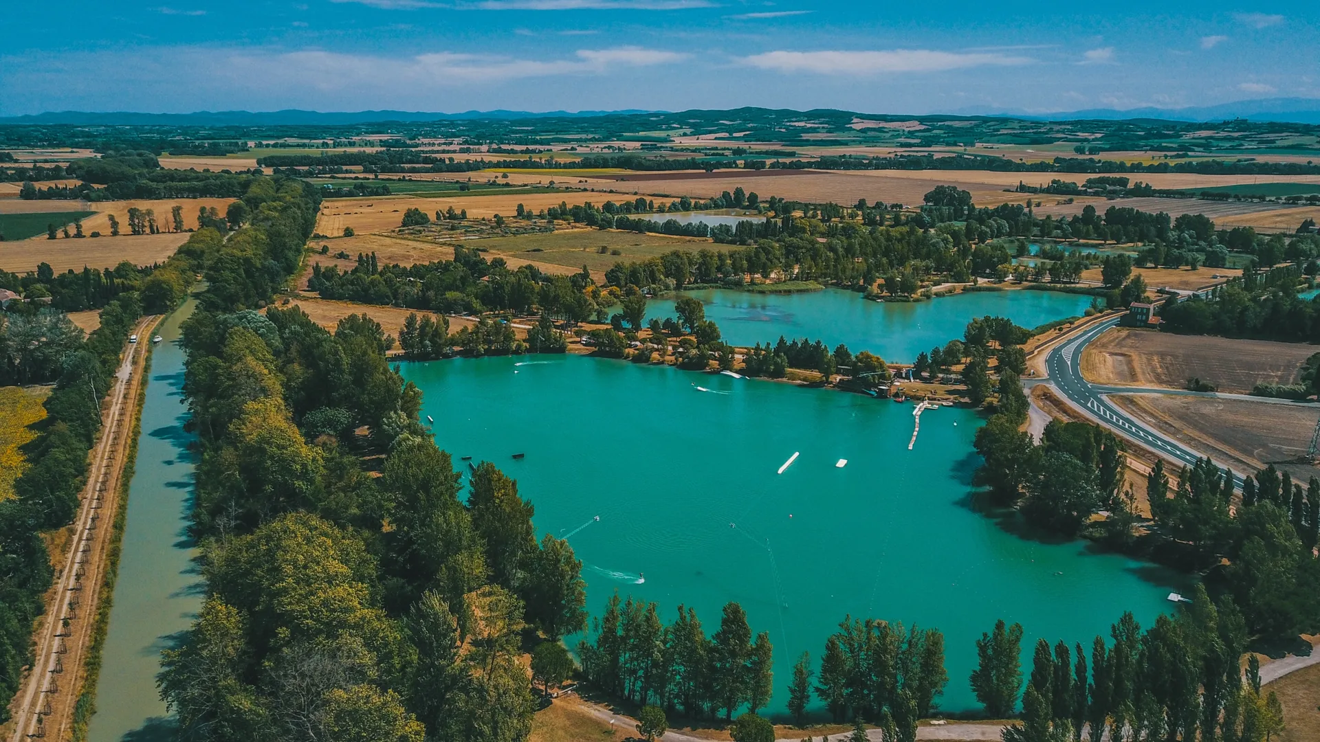 Plan d'eau de Bram à Bram — À 666 m du lac