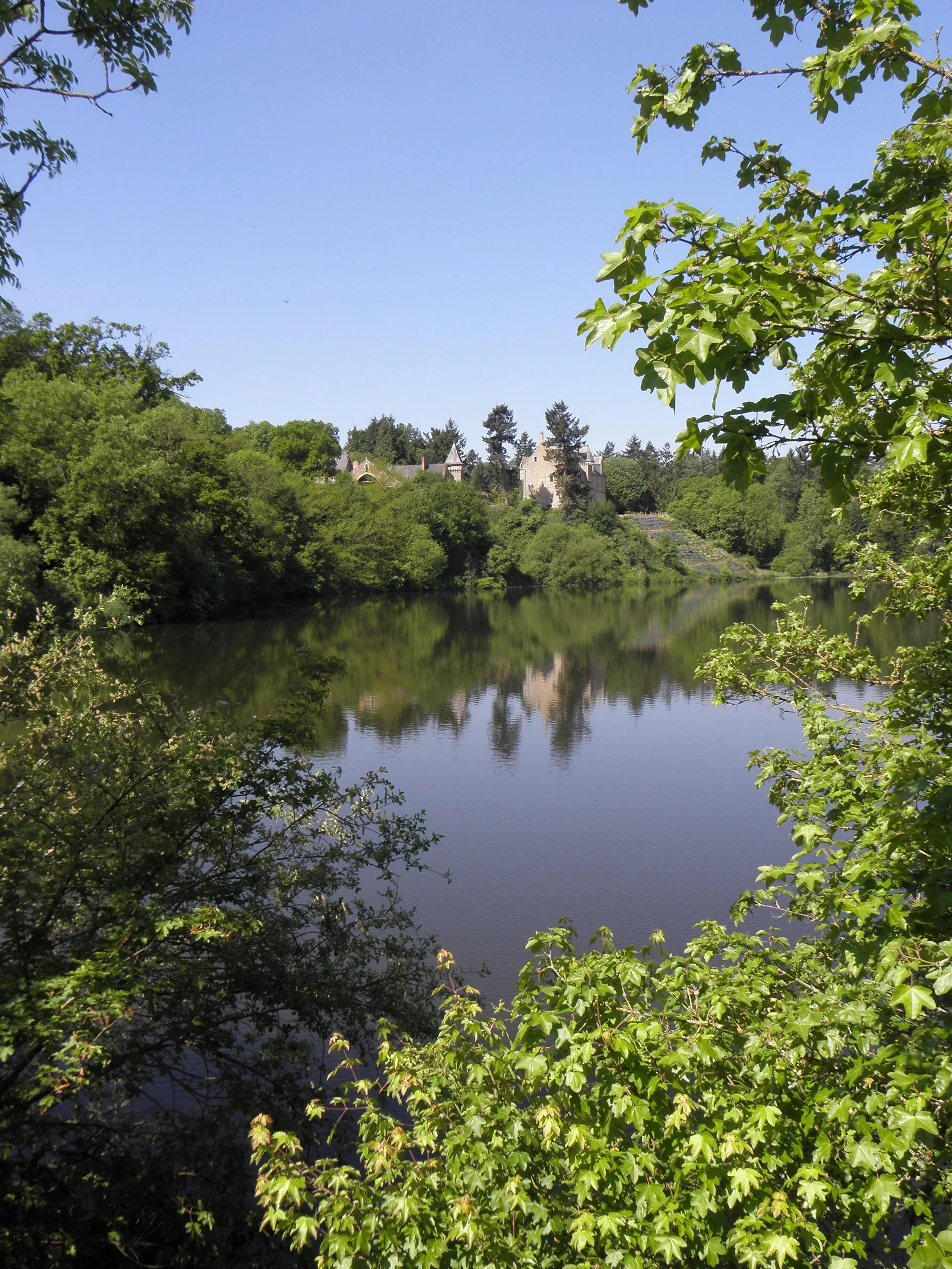 Plan d'eau de Guitte à Guitté — Sur le lac