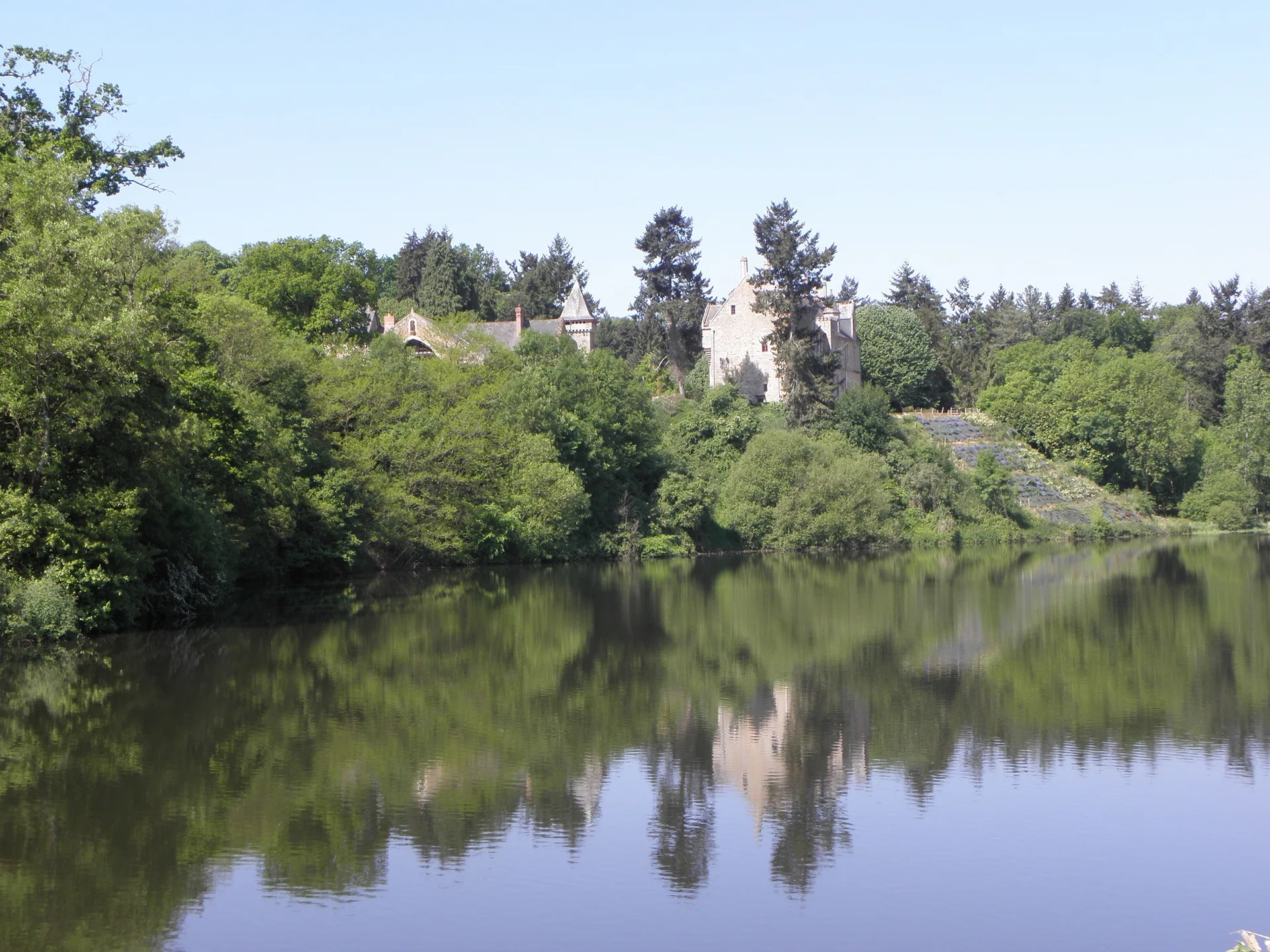 Plan d'eau de Guitte à Guitté — Sur le lac