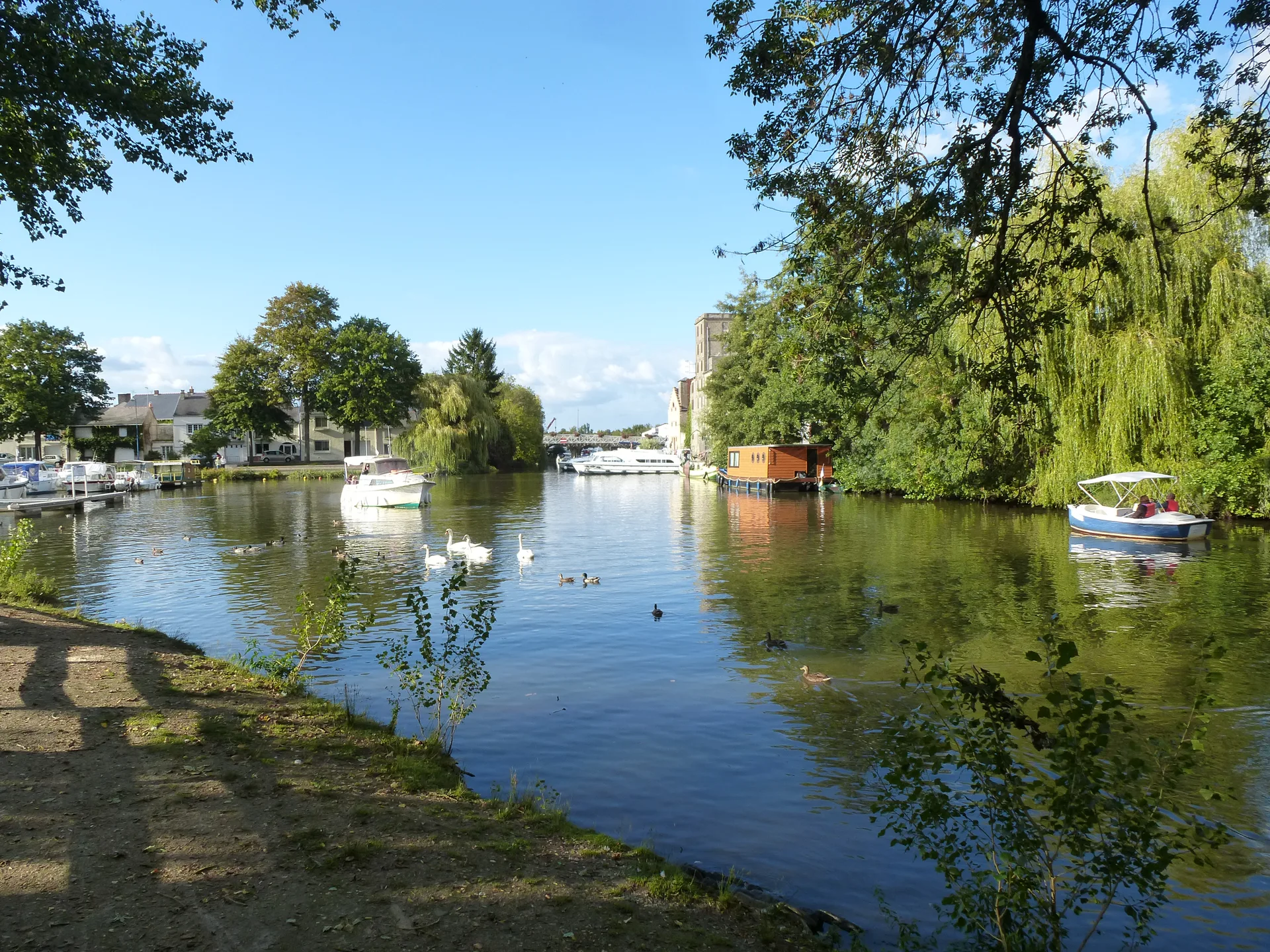 Plan d'eau de Nort sur Erdre à Nort-sur-Erdre — Sur le lac